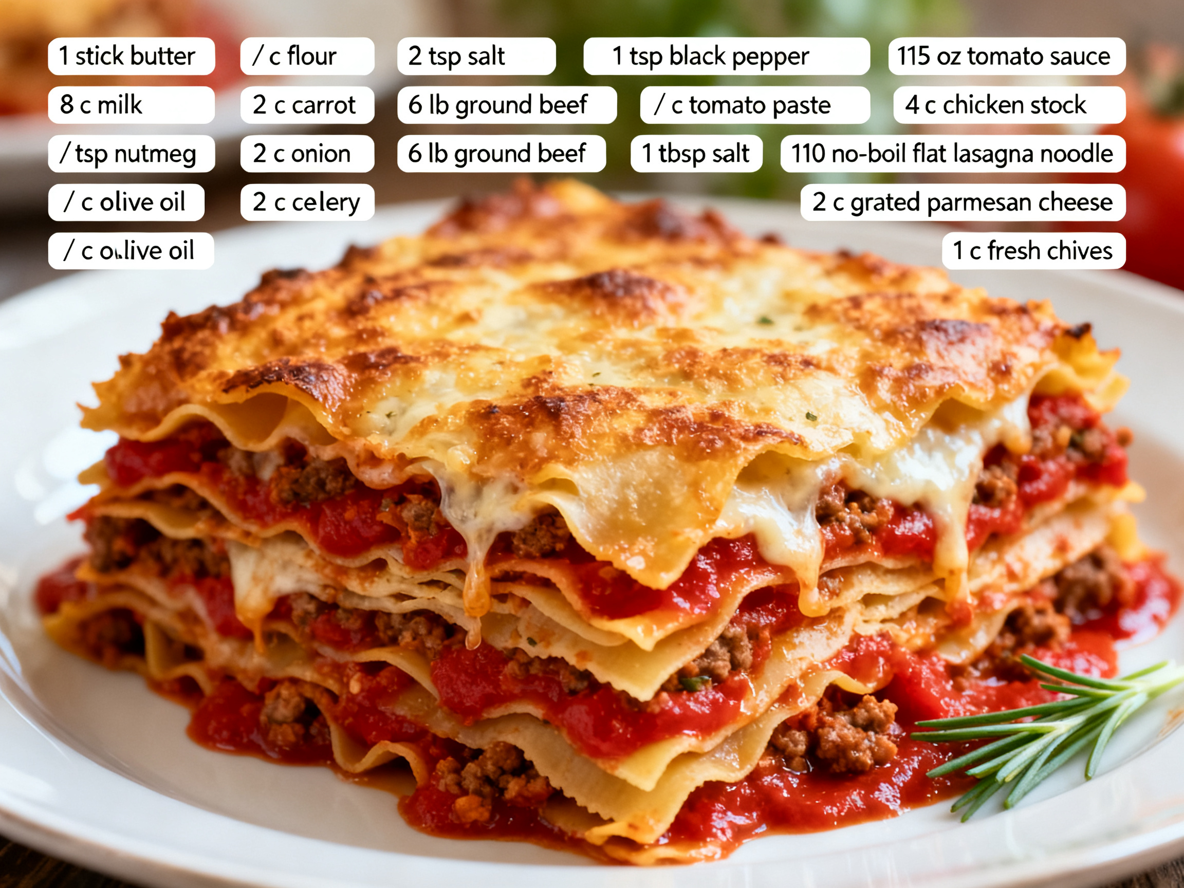 100-Layer Lasagna