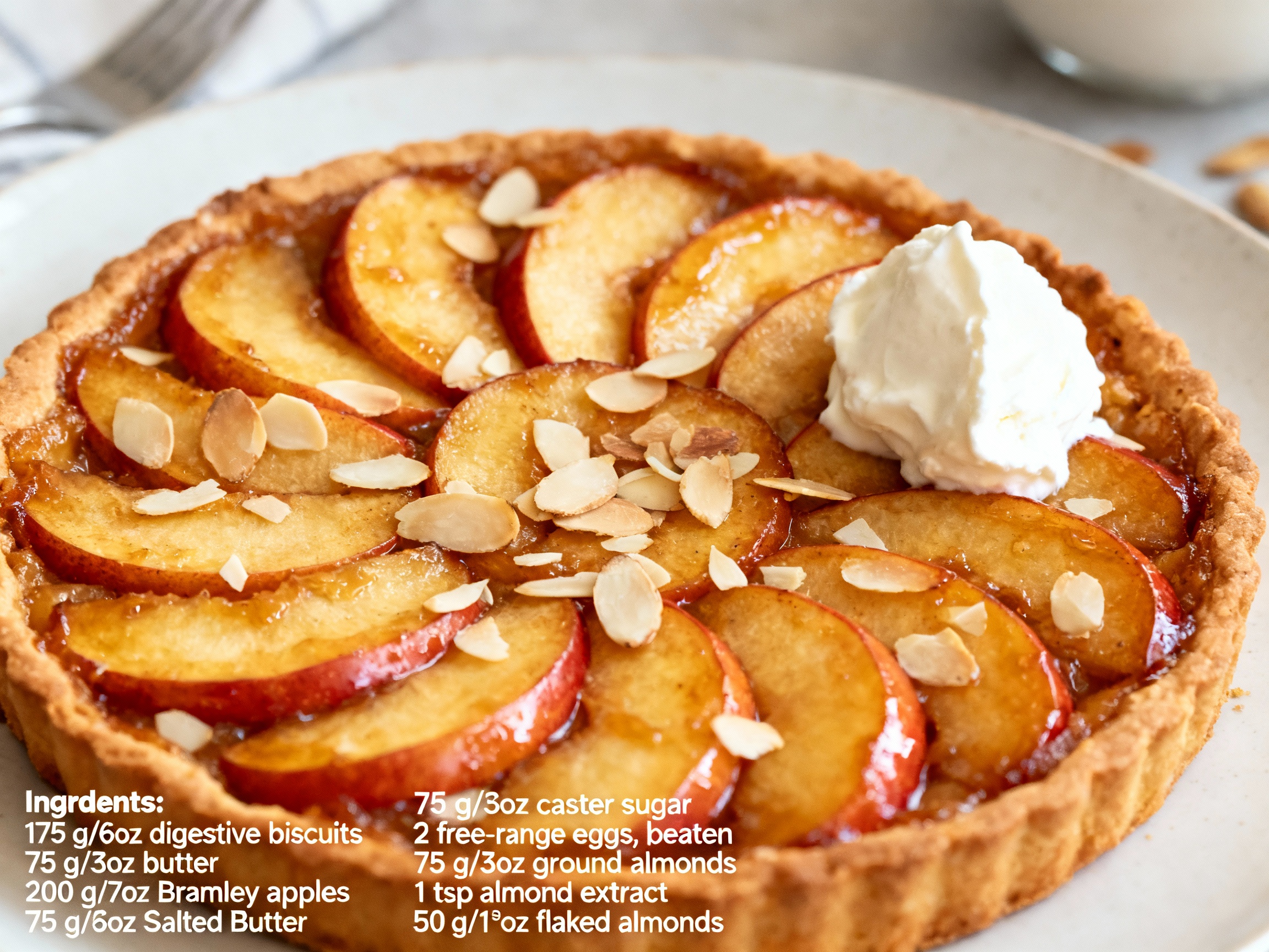 Apple Frangipan Tart