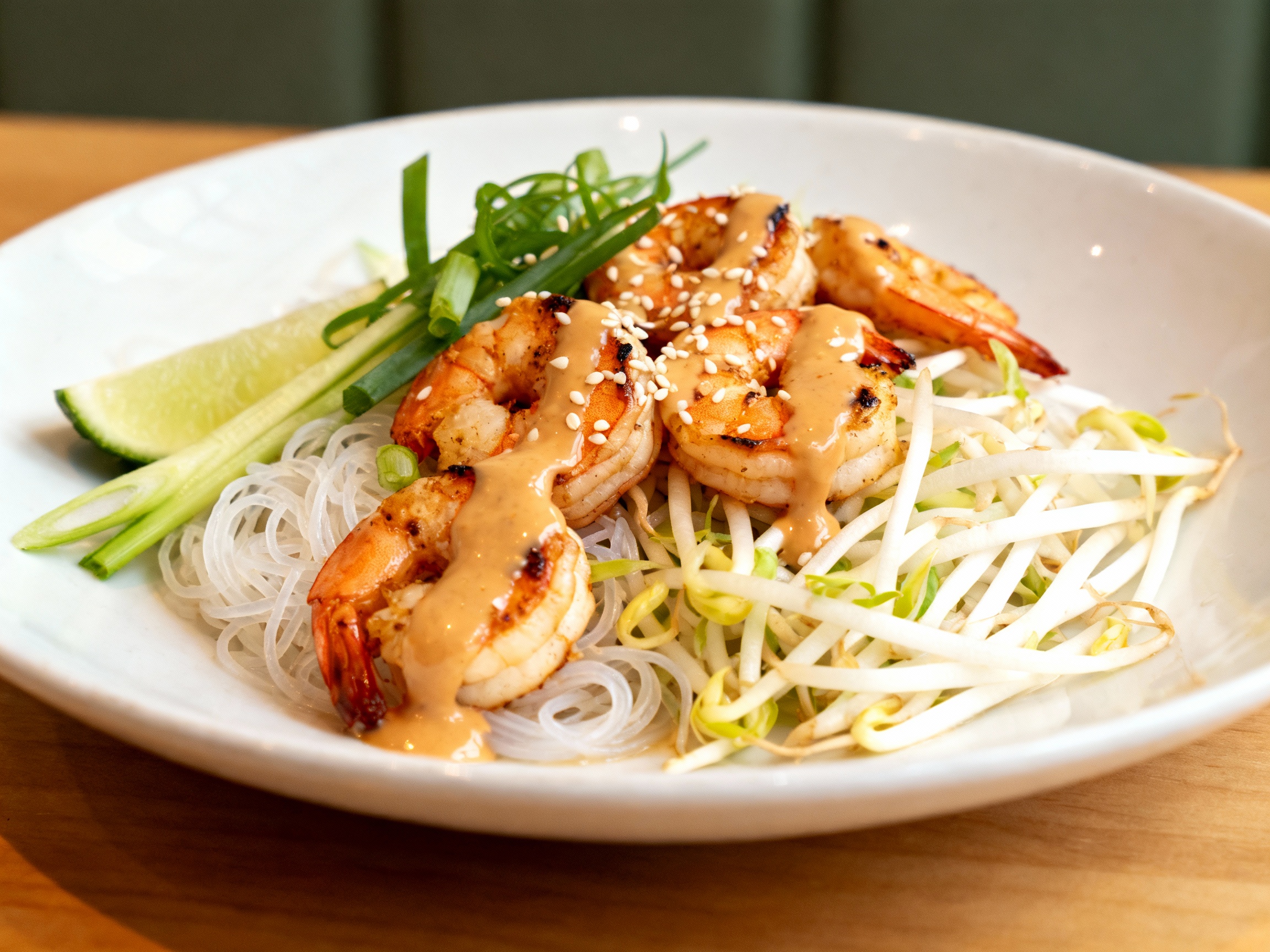 Bang bang prawn salad