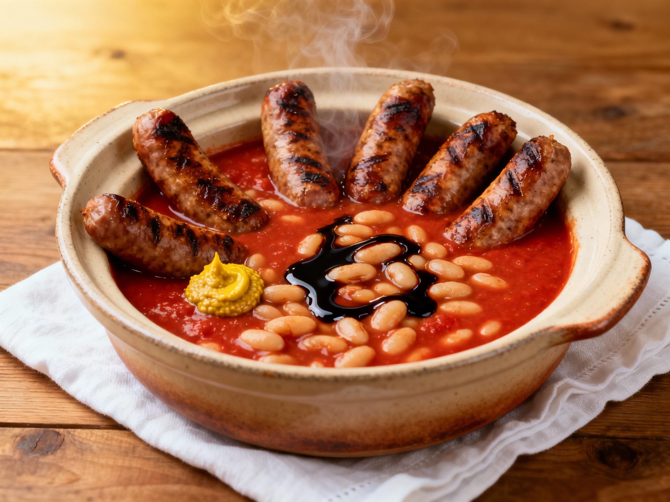 Bean & Sausage Hotpot