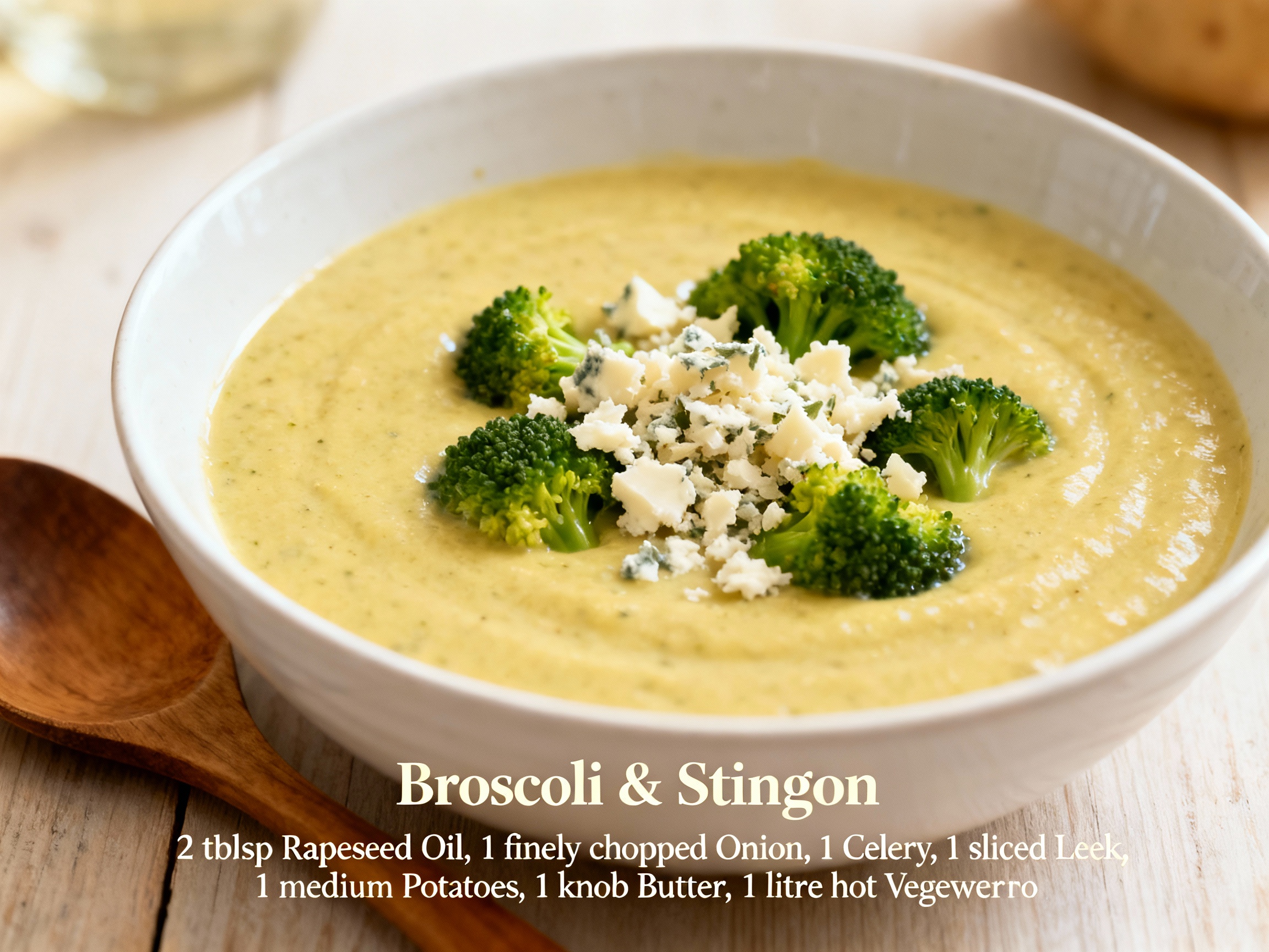 Broccoli & Stilton soup