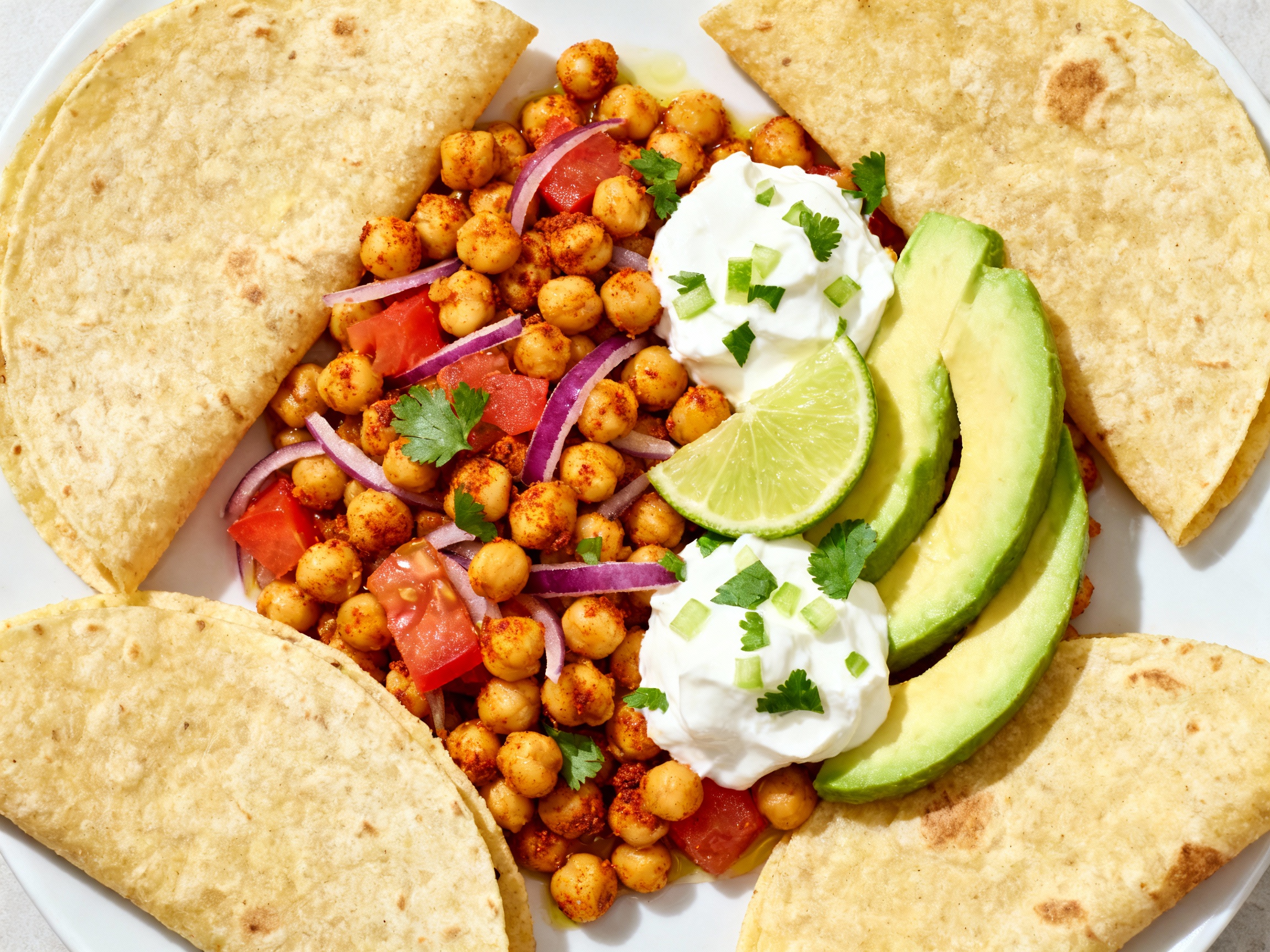 Chickpea Fajitas