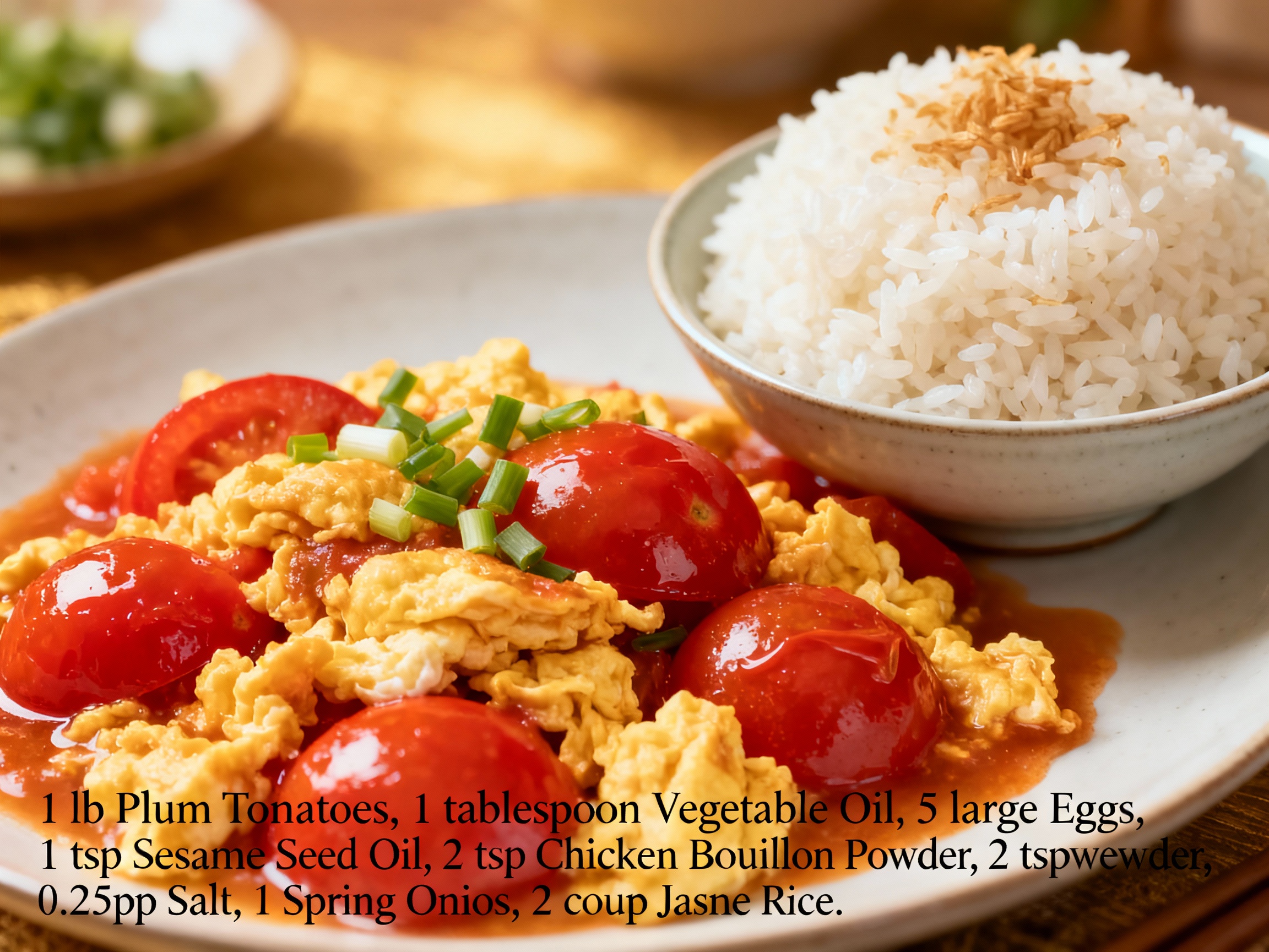 Chinese Tomato Egg Stir Fry
