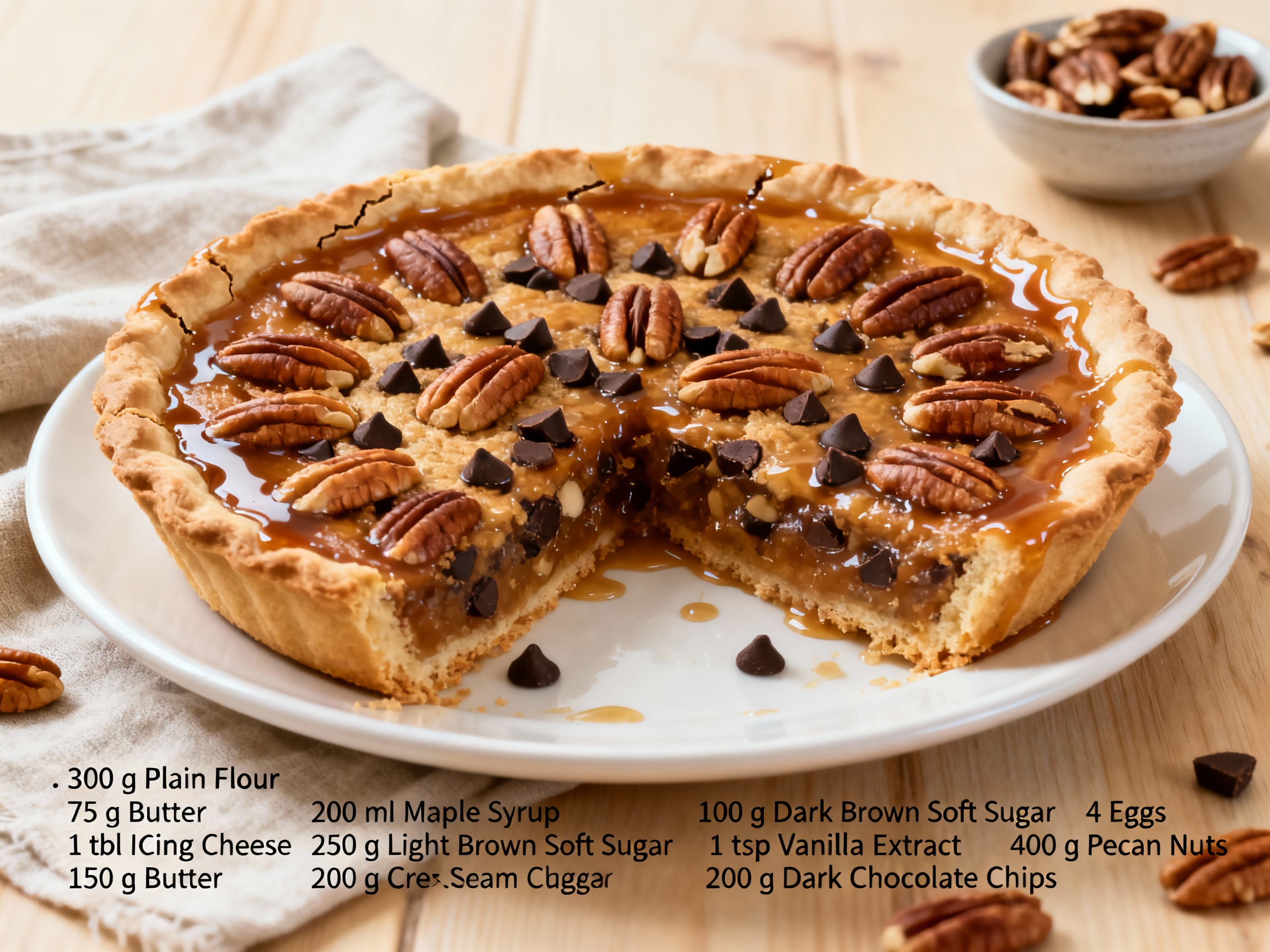 Choc Chip Pecan Pie