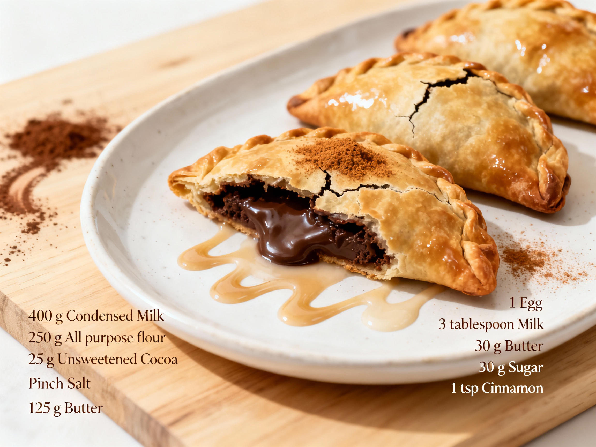 Chocolate empanadas