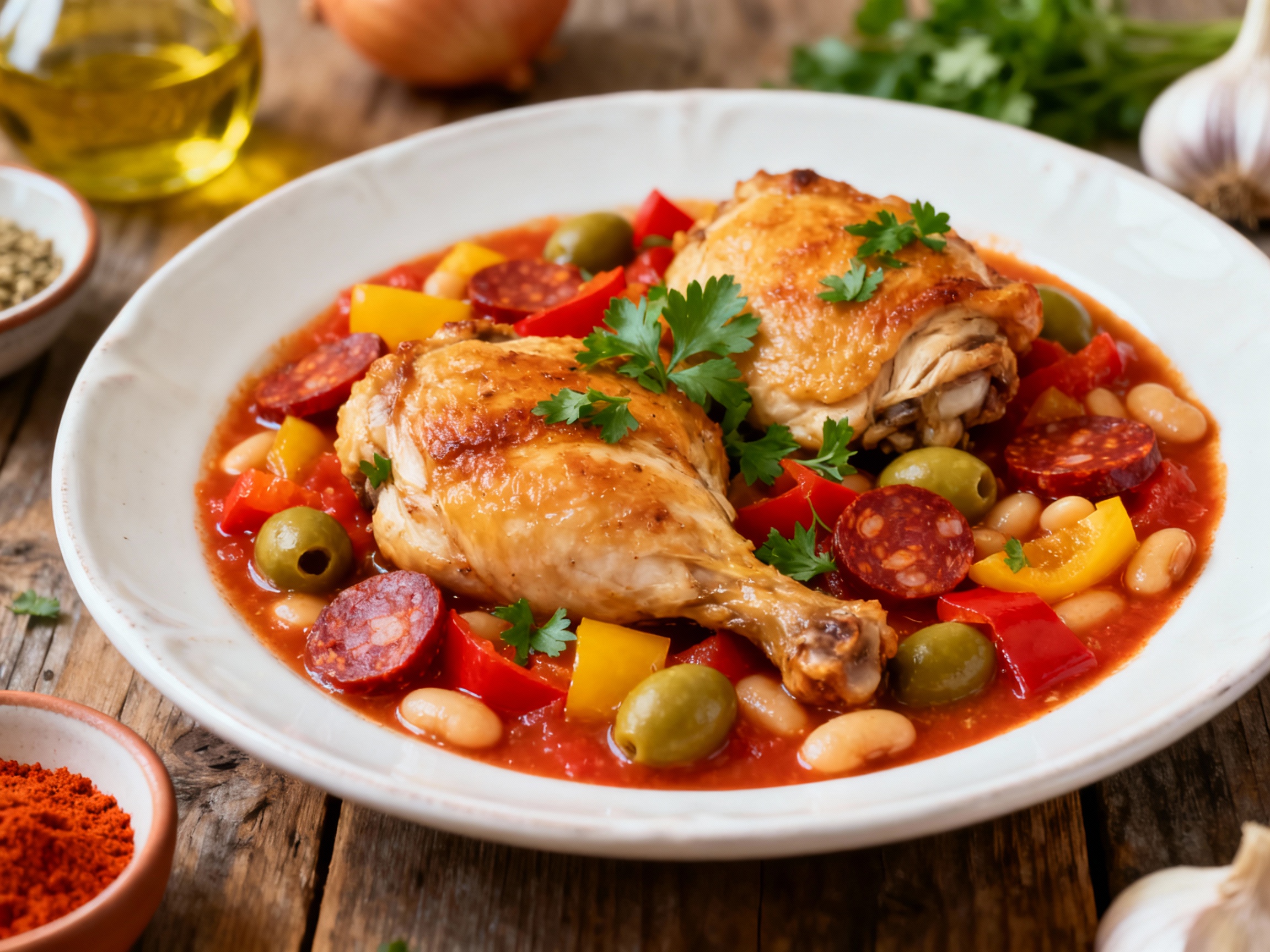 Easy Spanish chicken