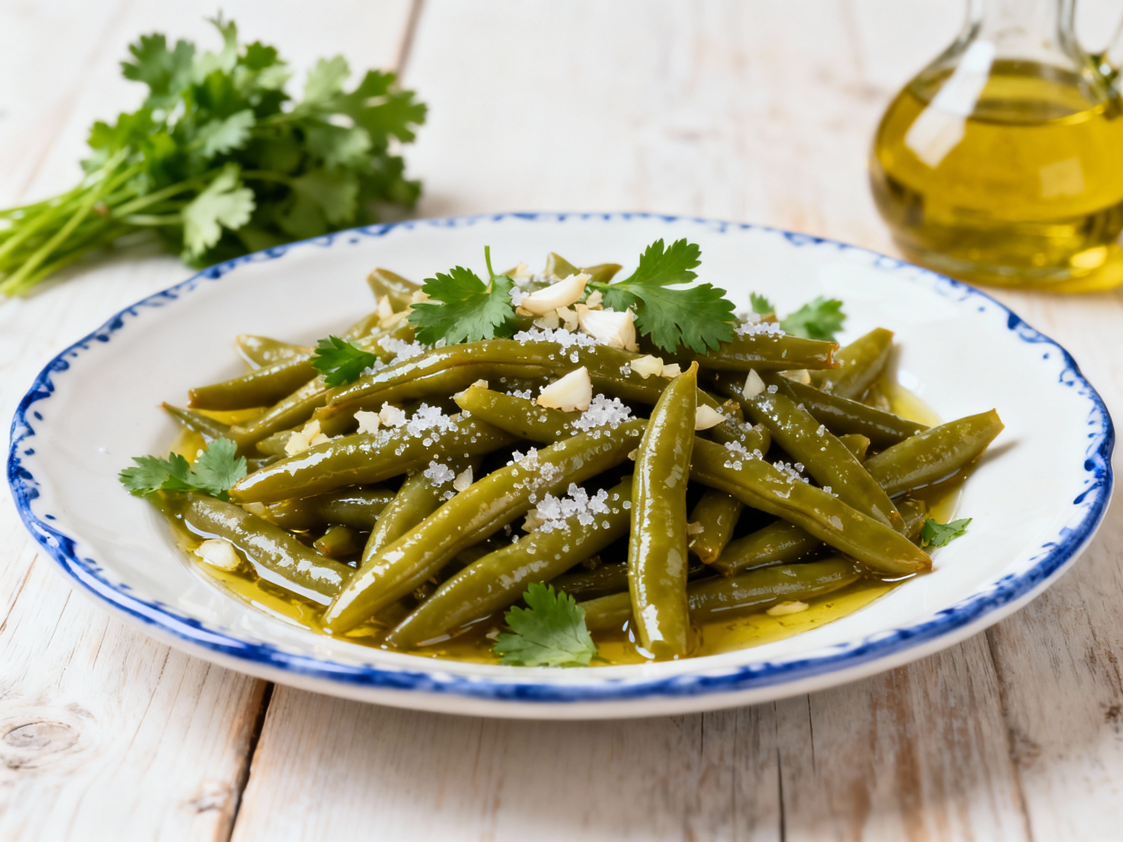 Fasoliyyeh Bi Z-Zayt (Syrian Green Beans with Olive Oil)