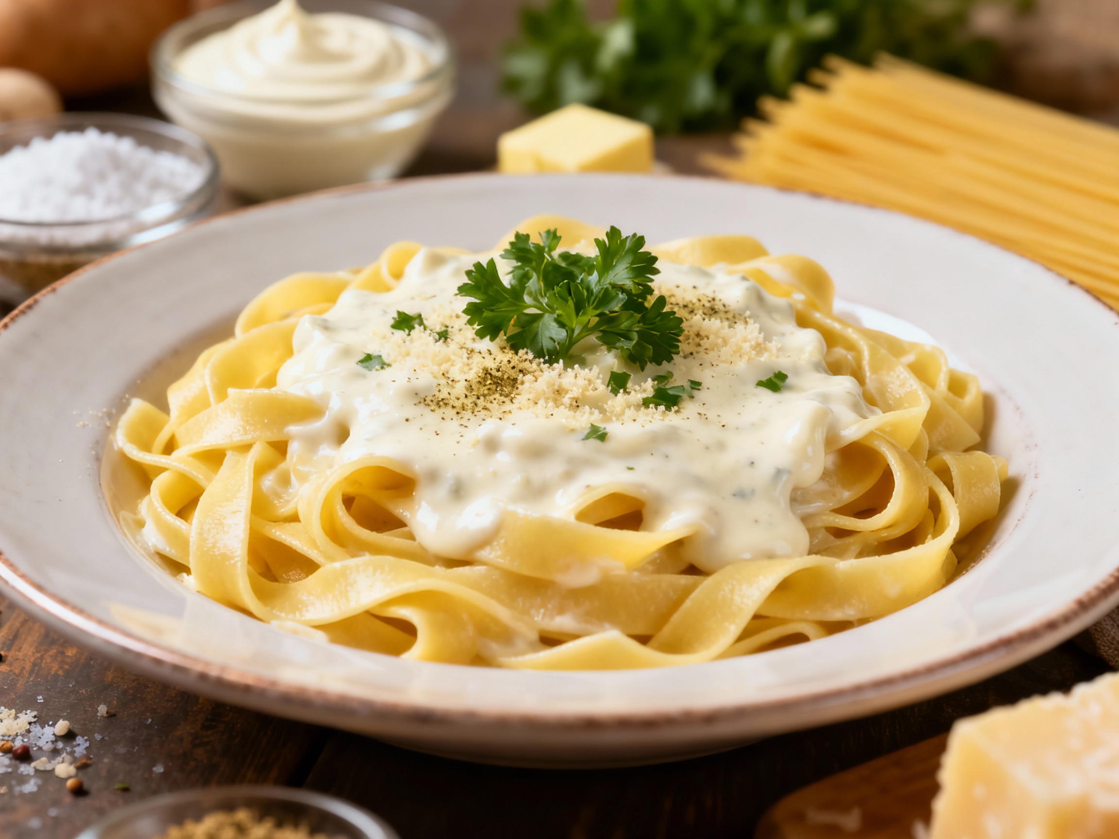 Fettucine alfredo