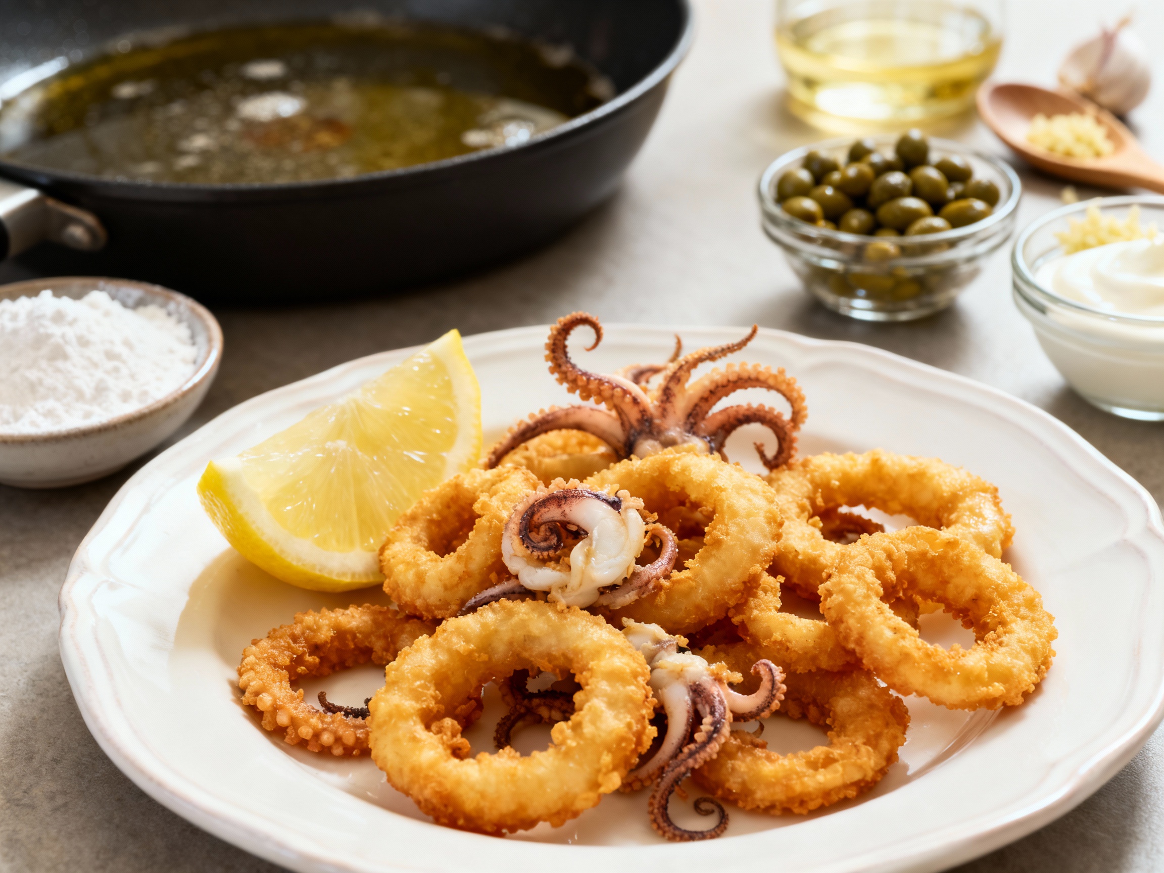 Fried calamari