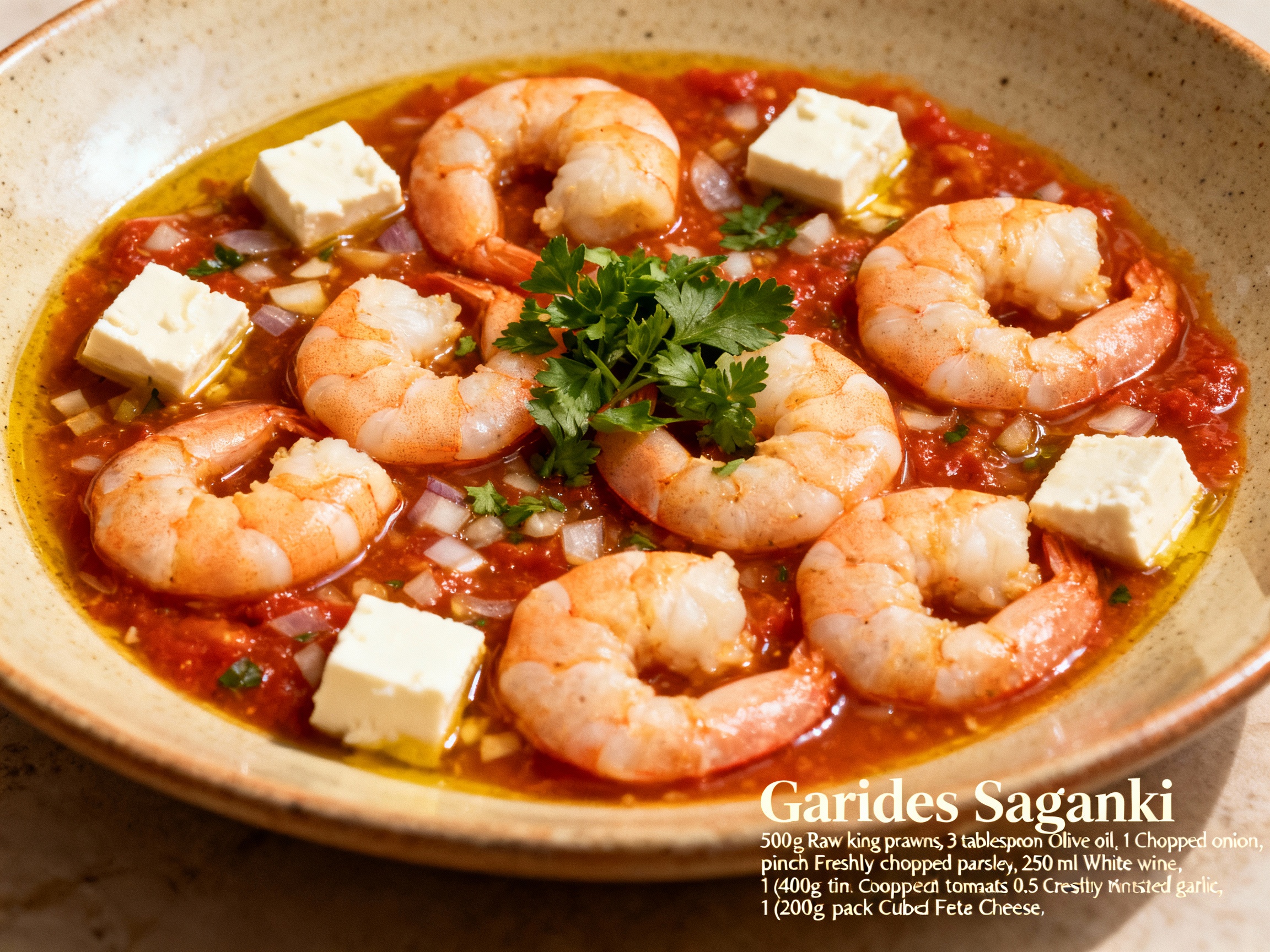 Garides Saganaki