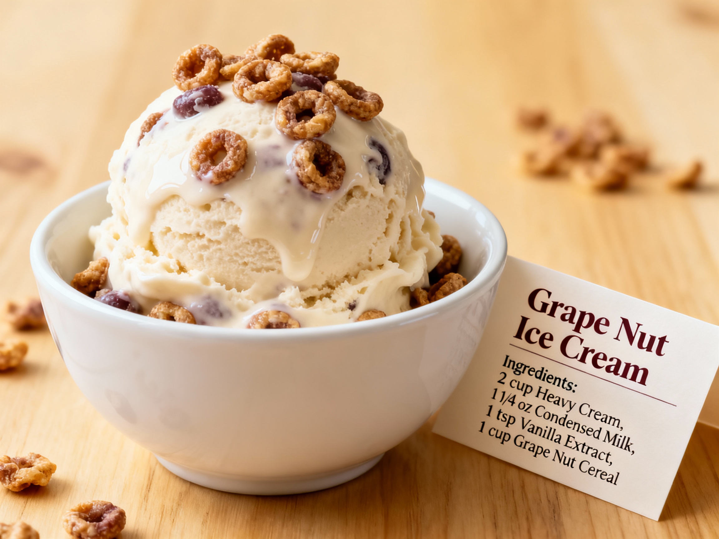 Grape Nut Ice Cream
