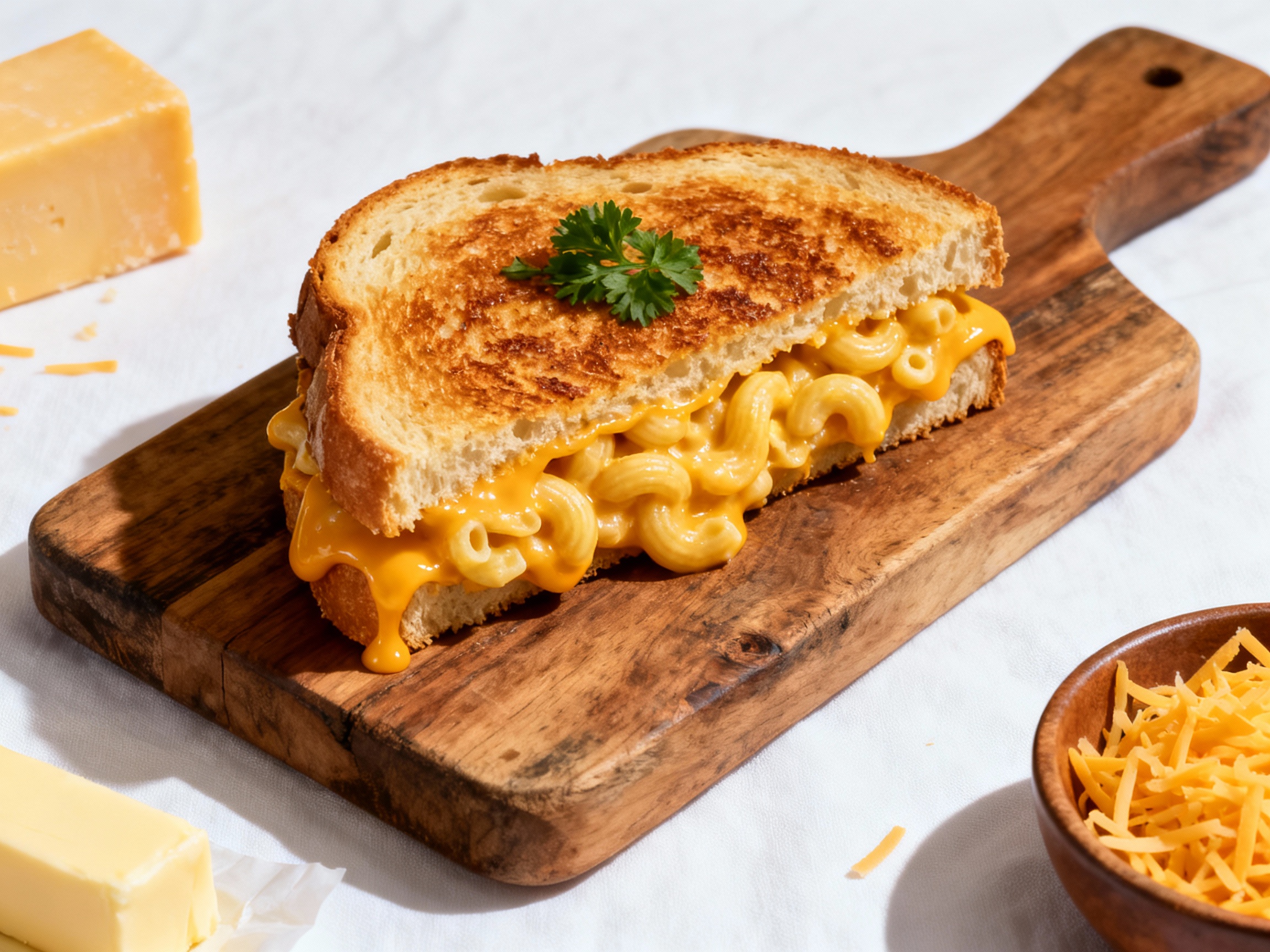 Grilled Mac and Cheese Sandwich