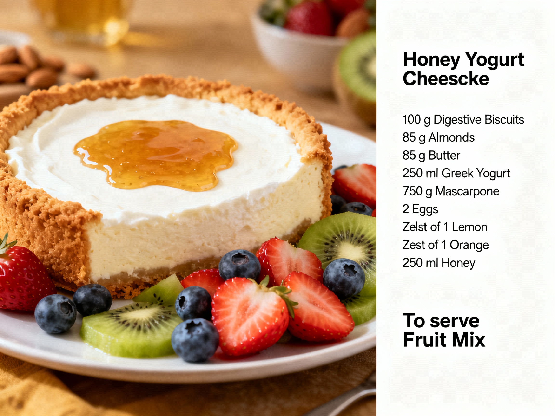 Honey Yogurt Cheesecake