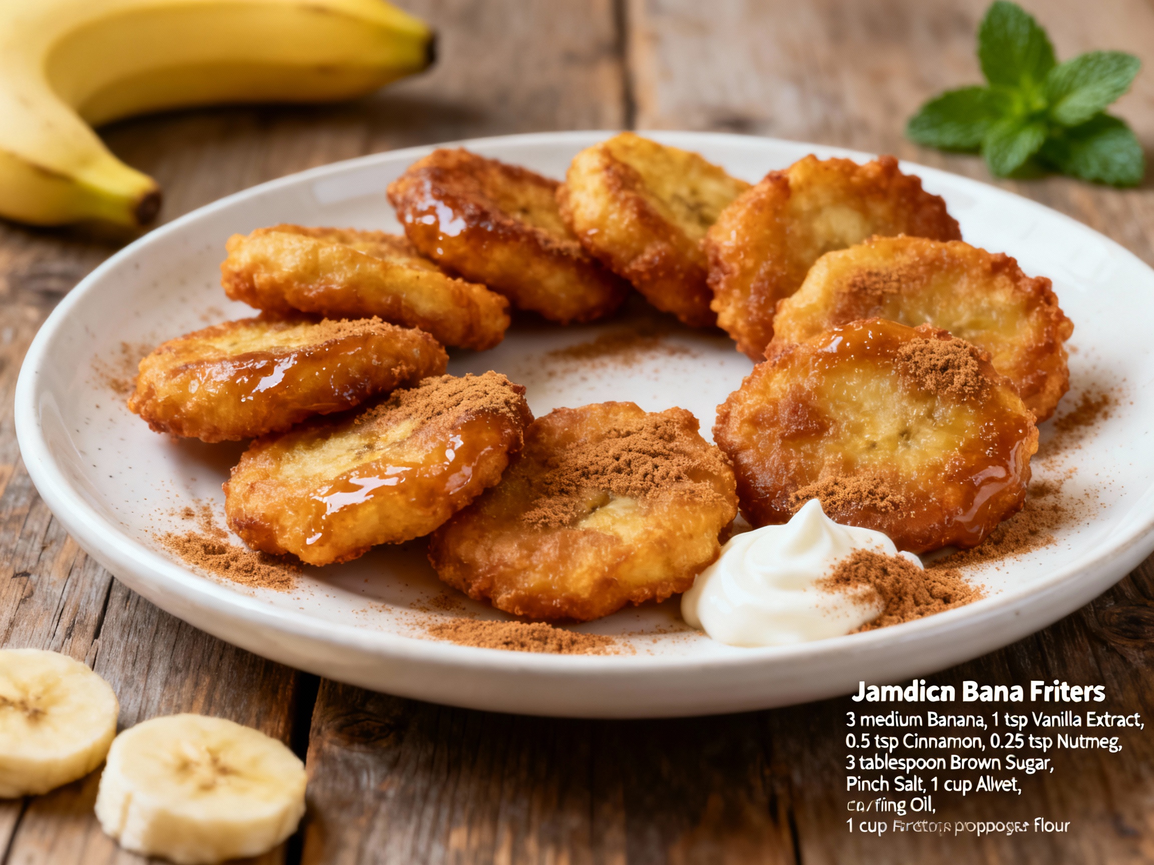 Jamaican Banana Fritters