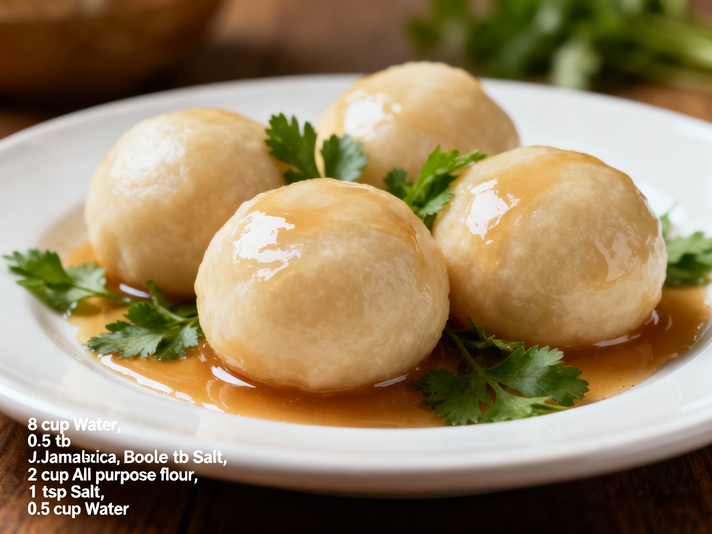 Jamaican Boiled Dumplings