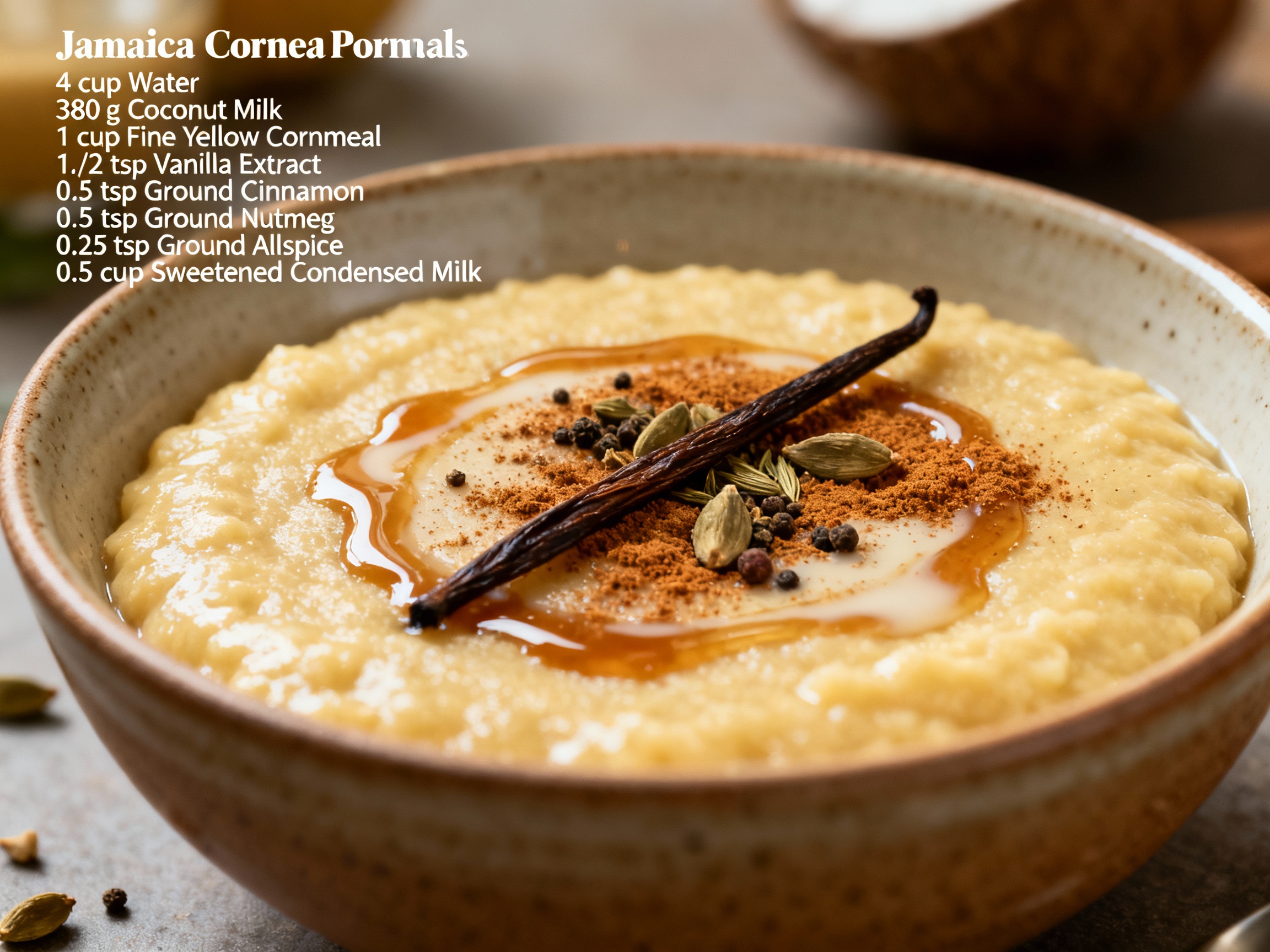 Jamaican Cornmeal Porridge