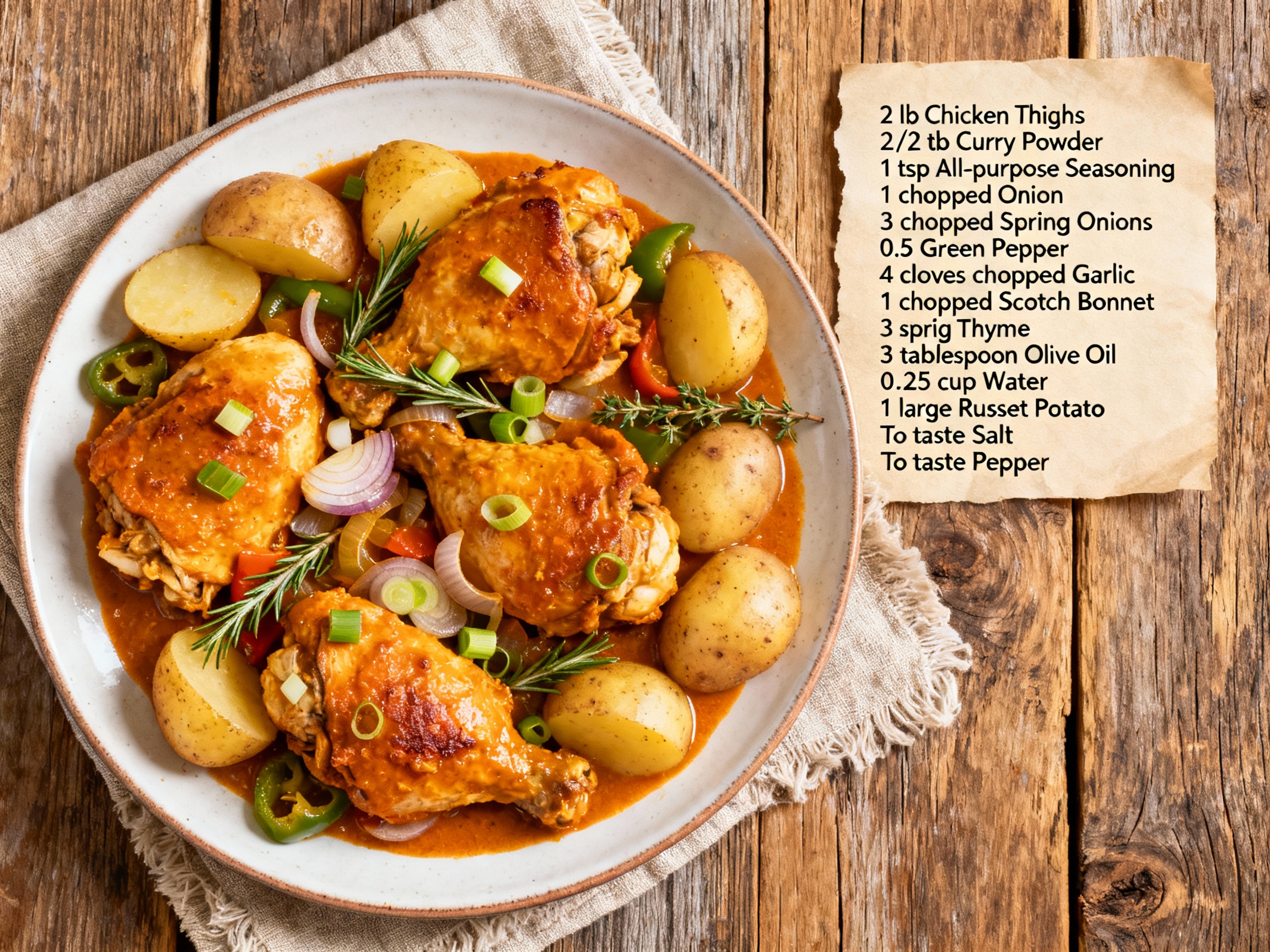 Jamaican Curry Chicken Recipe