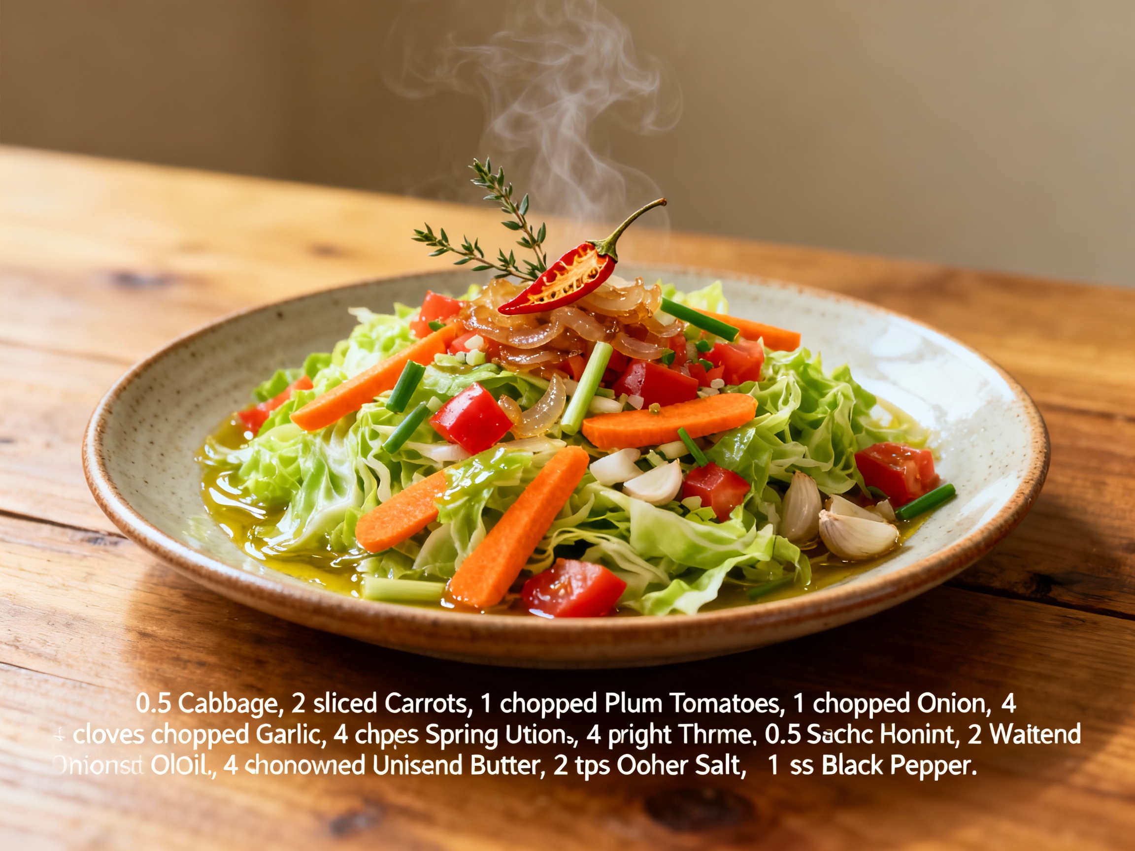 Jamaican Steamed Cabbage