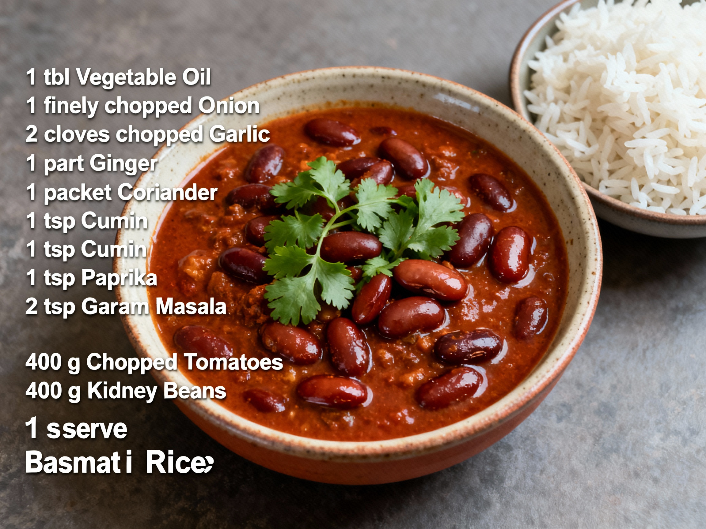 Kidney Bean Curry