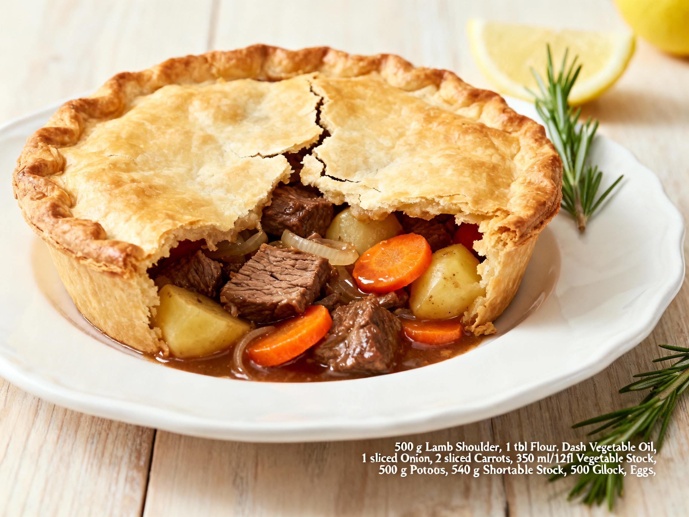 Lamb and Potato pie