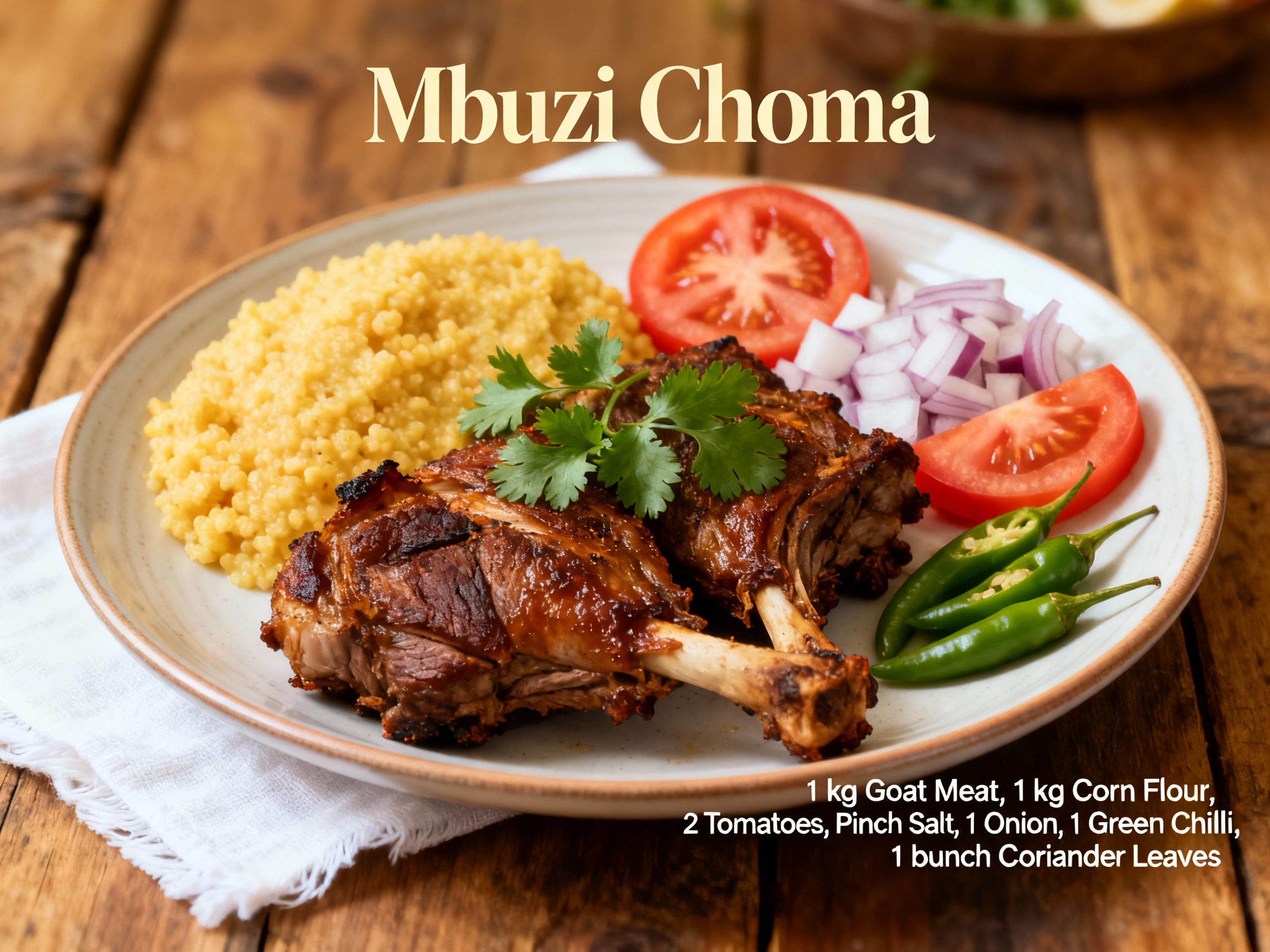 Mbuzi Choma (Roasted Goat)