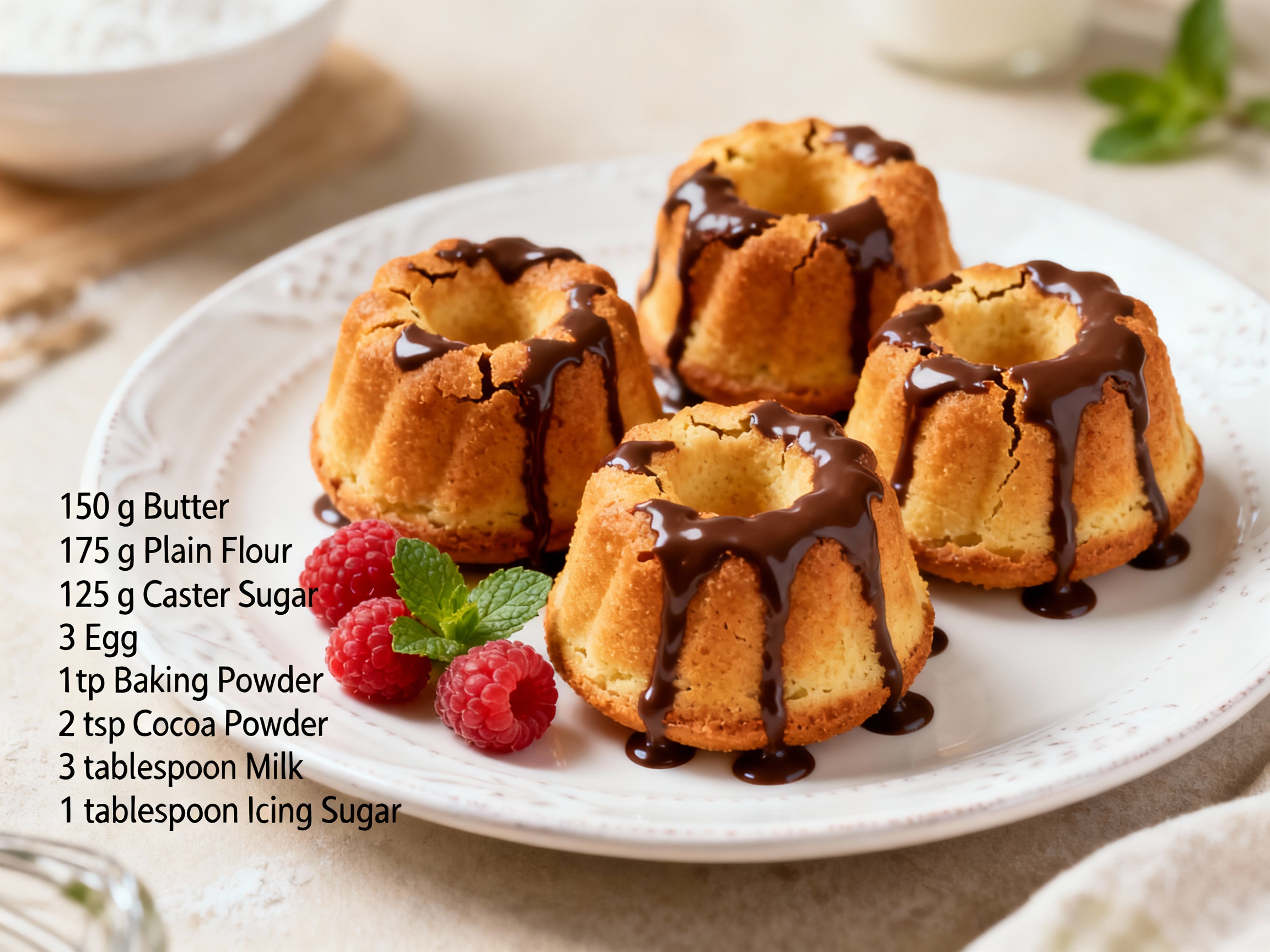 Mini bundt cakes