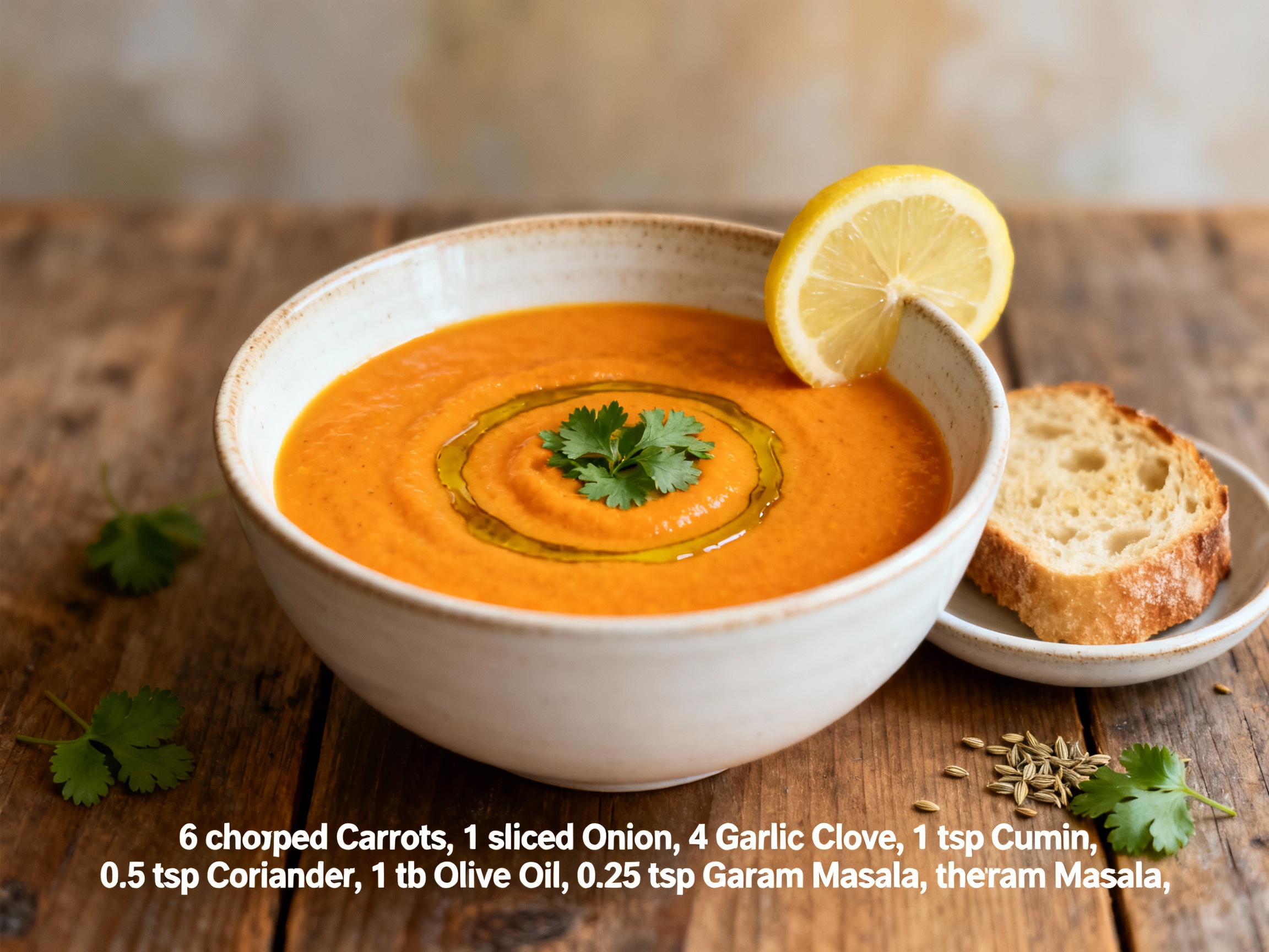 Moroccan Carrot Soup