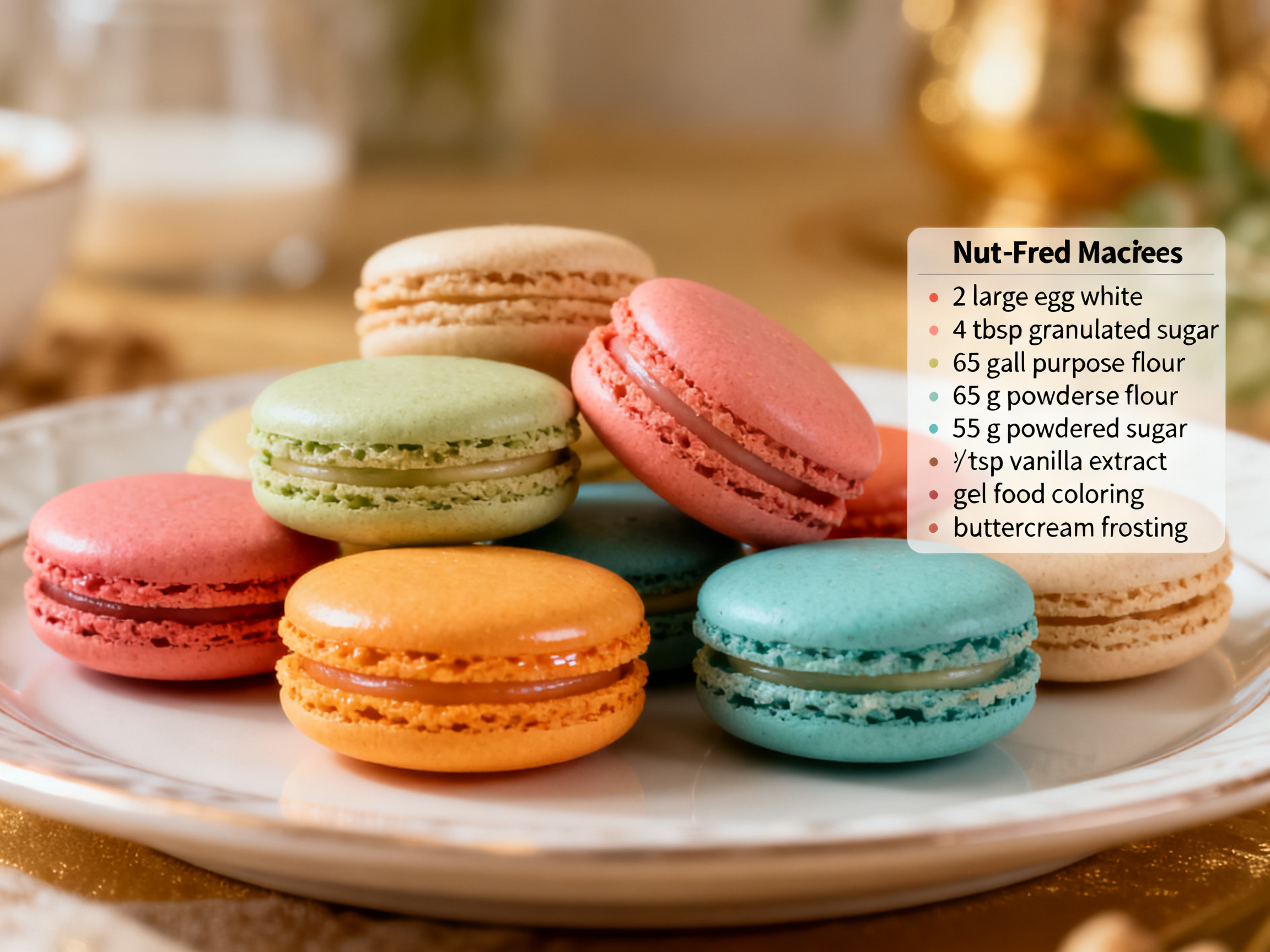 Nut-Free Macarons