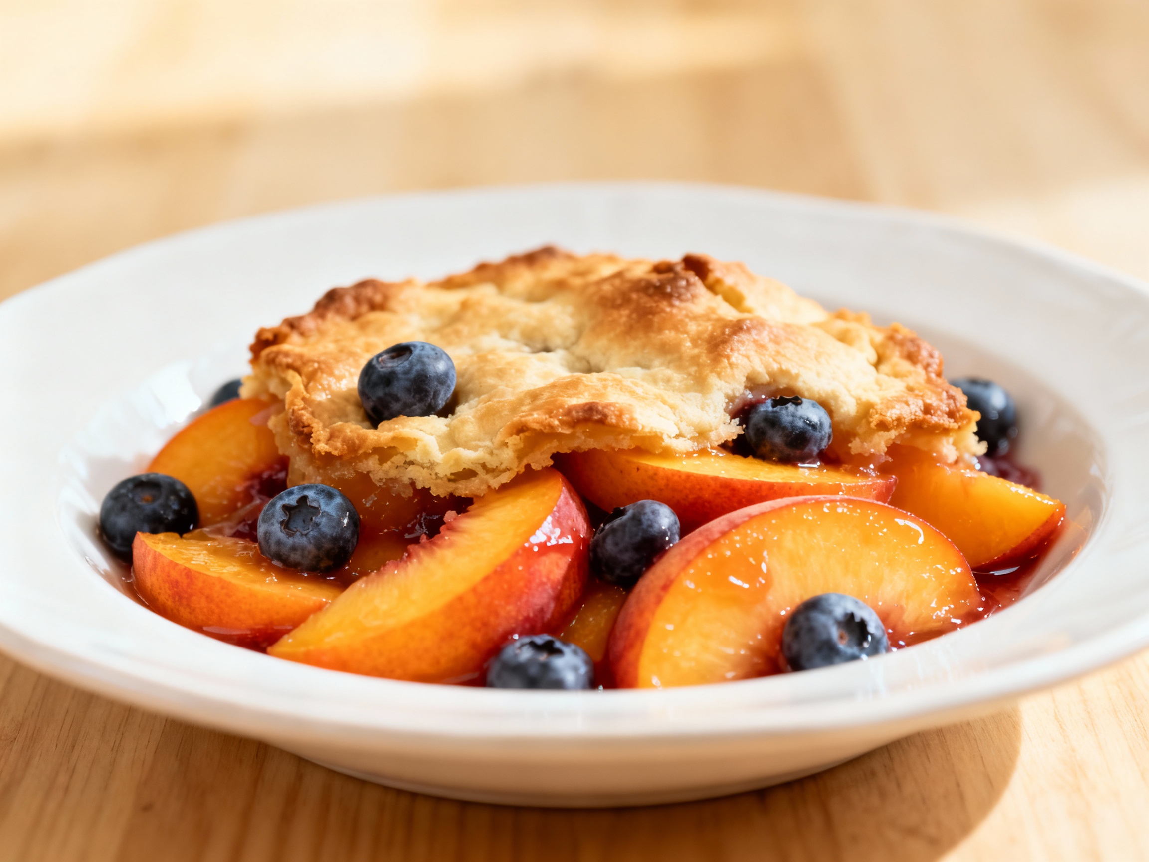 Peach & Blueberry Grunt