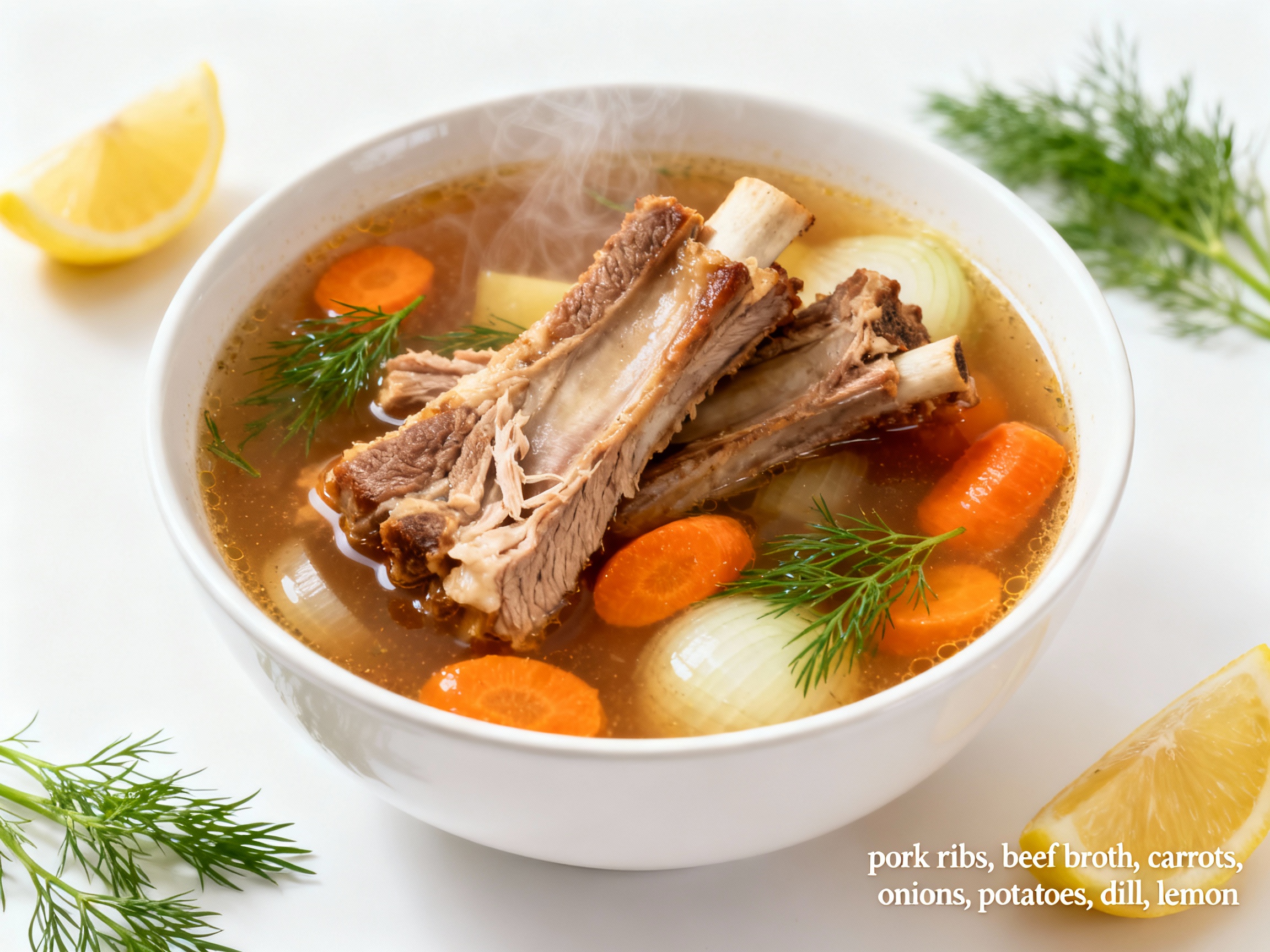 Pork rib bortsch