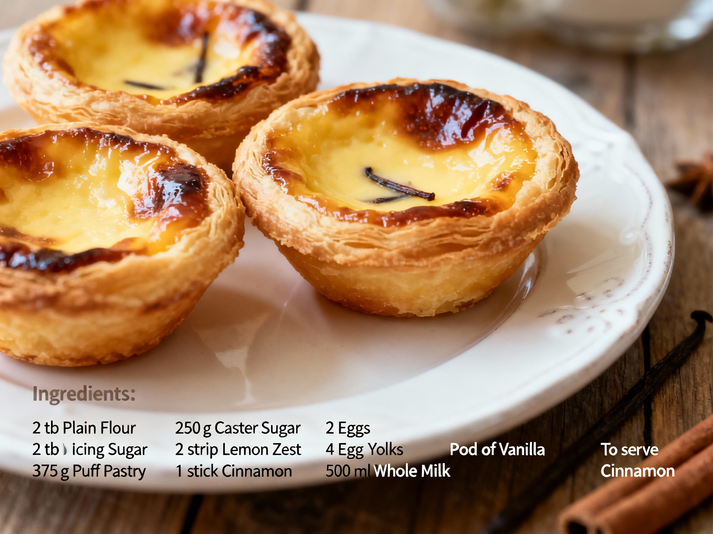Portuguese custard tarts