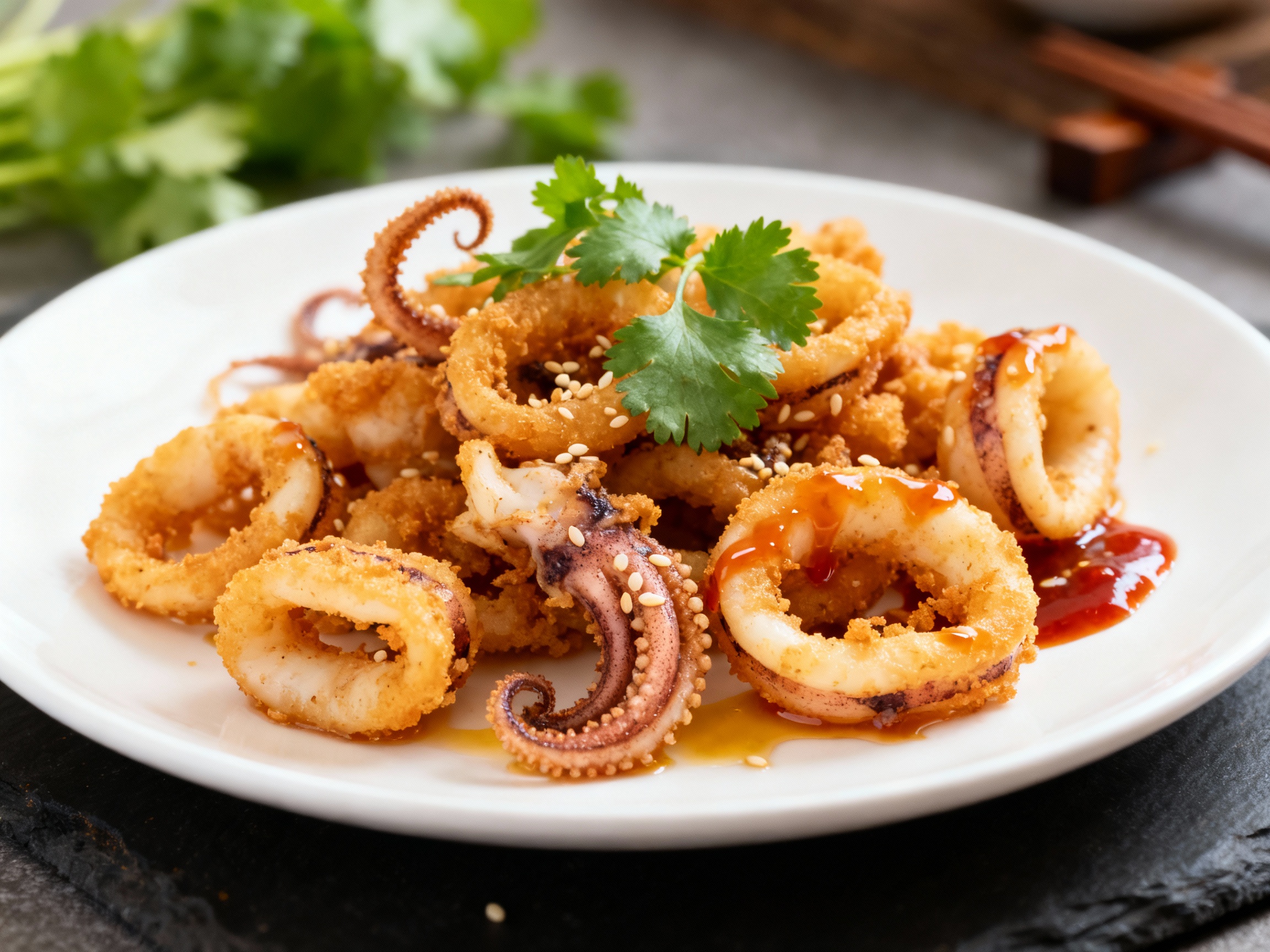 Quick salt & pepper squid