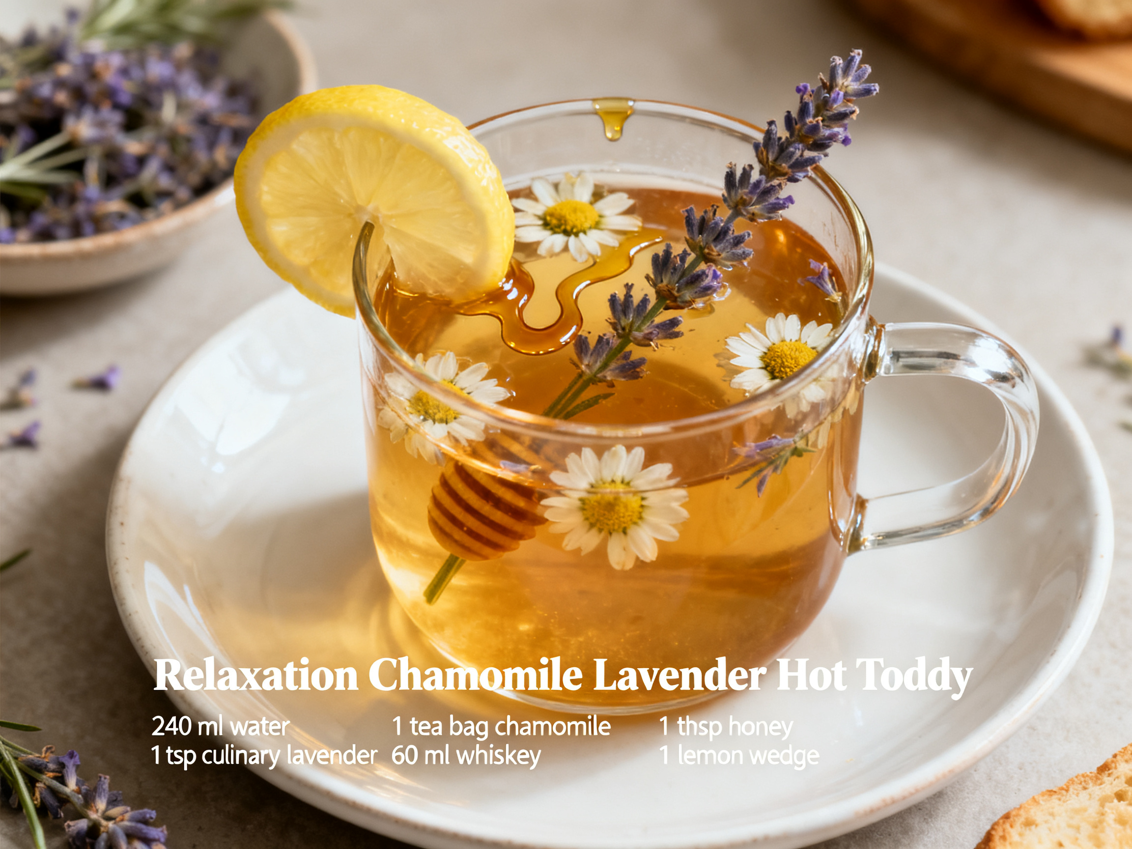 Relaxation Chamomile Lavender Hot Toddy
