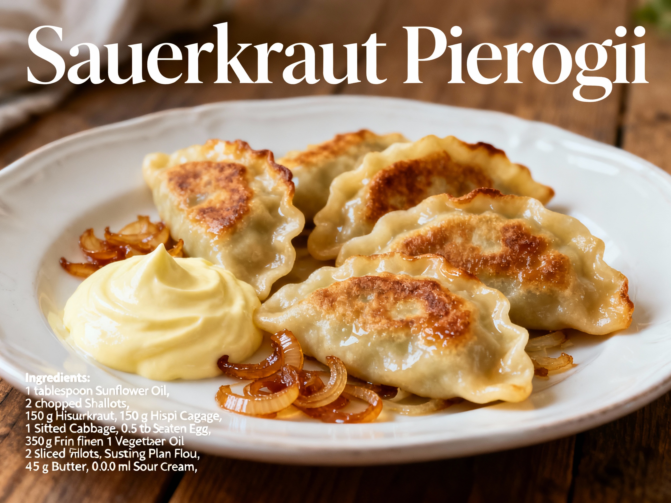 Sauerkraut pierogii