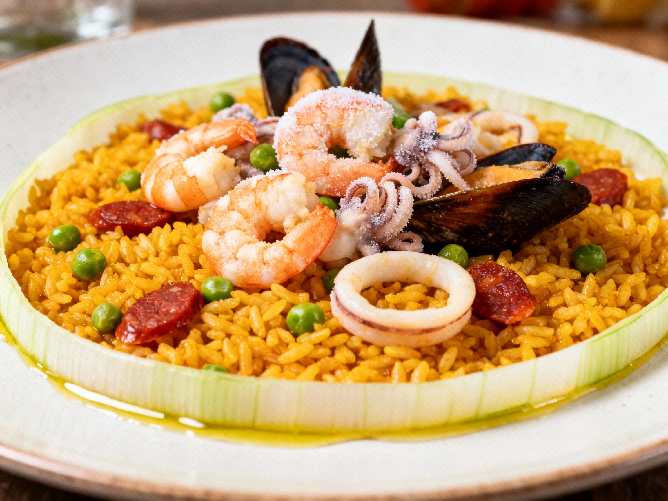 Seafood rice