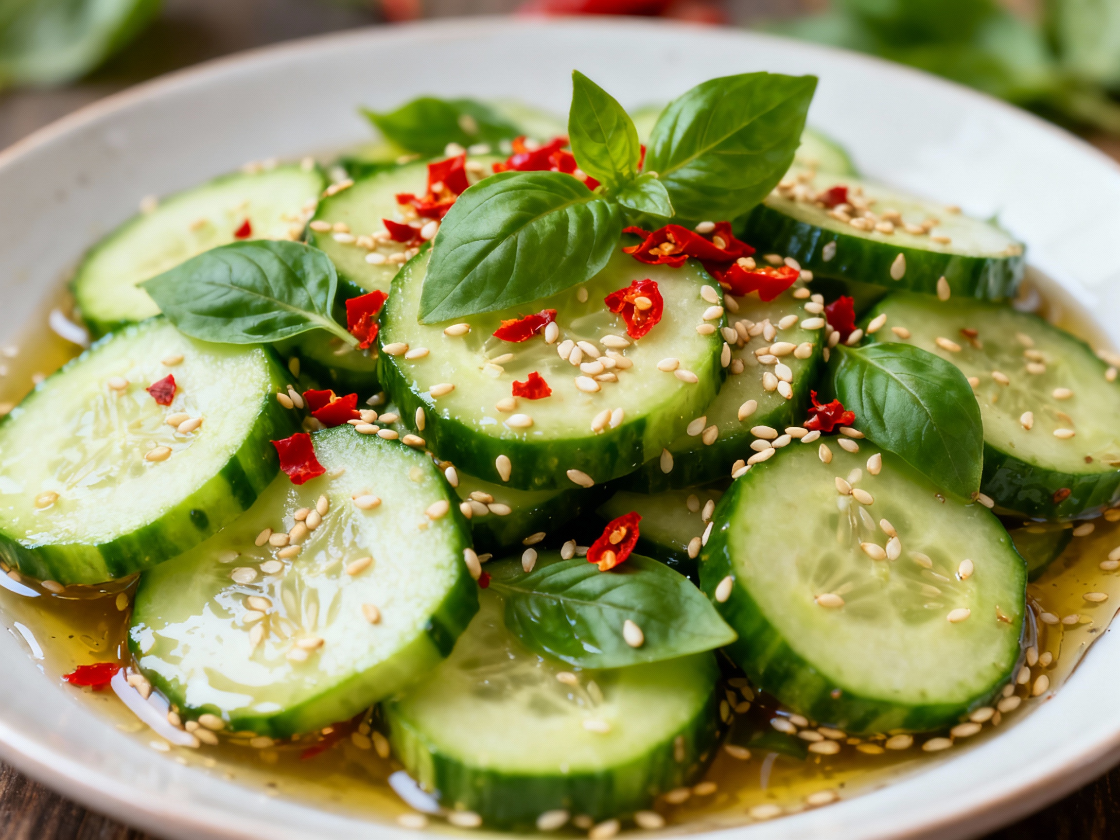 Sesame Cucumber Salad
