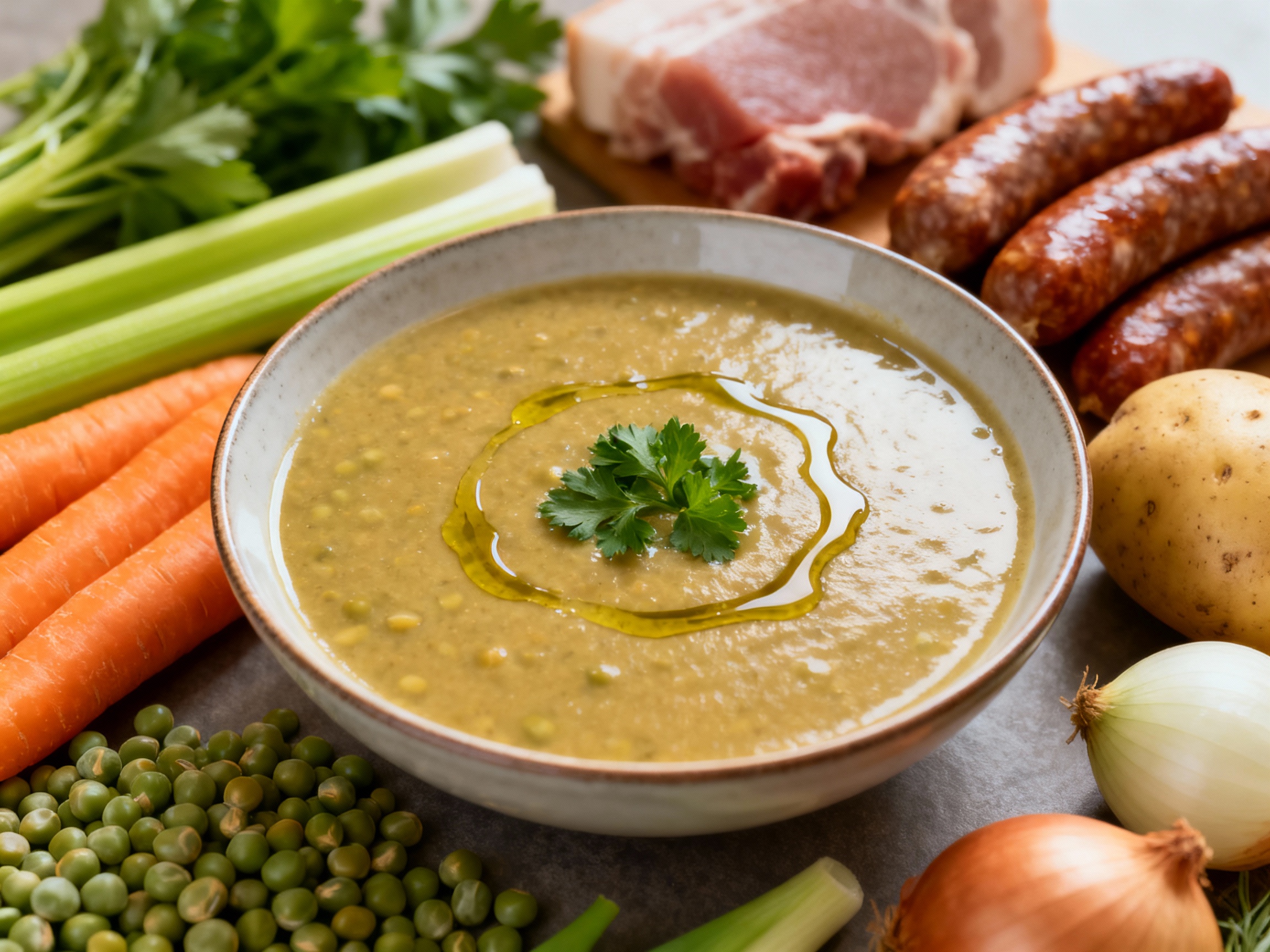 Snert (Dutch Split Pea Soup)