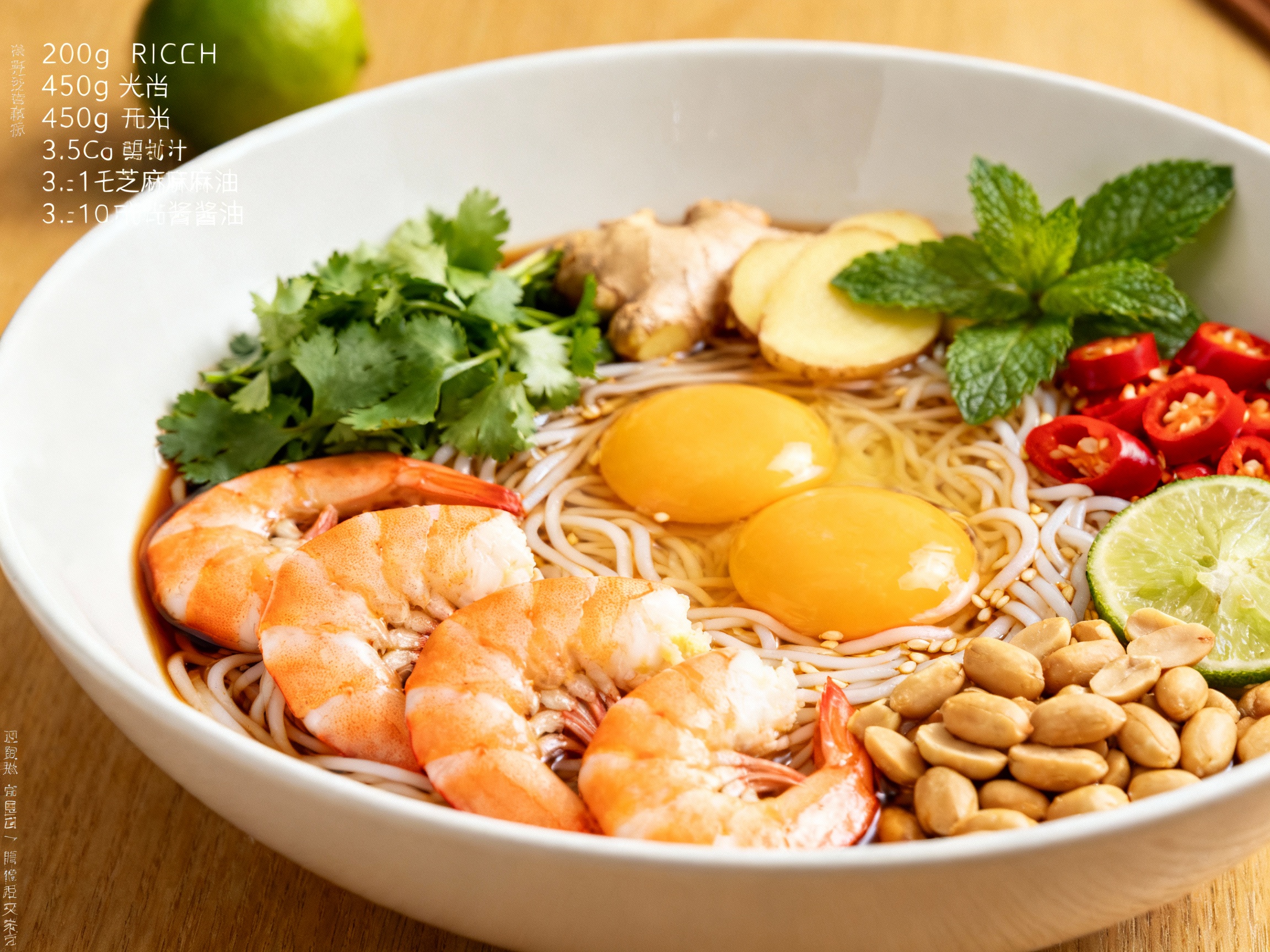 Spicy Thai prawn noodles