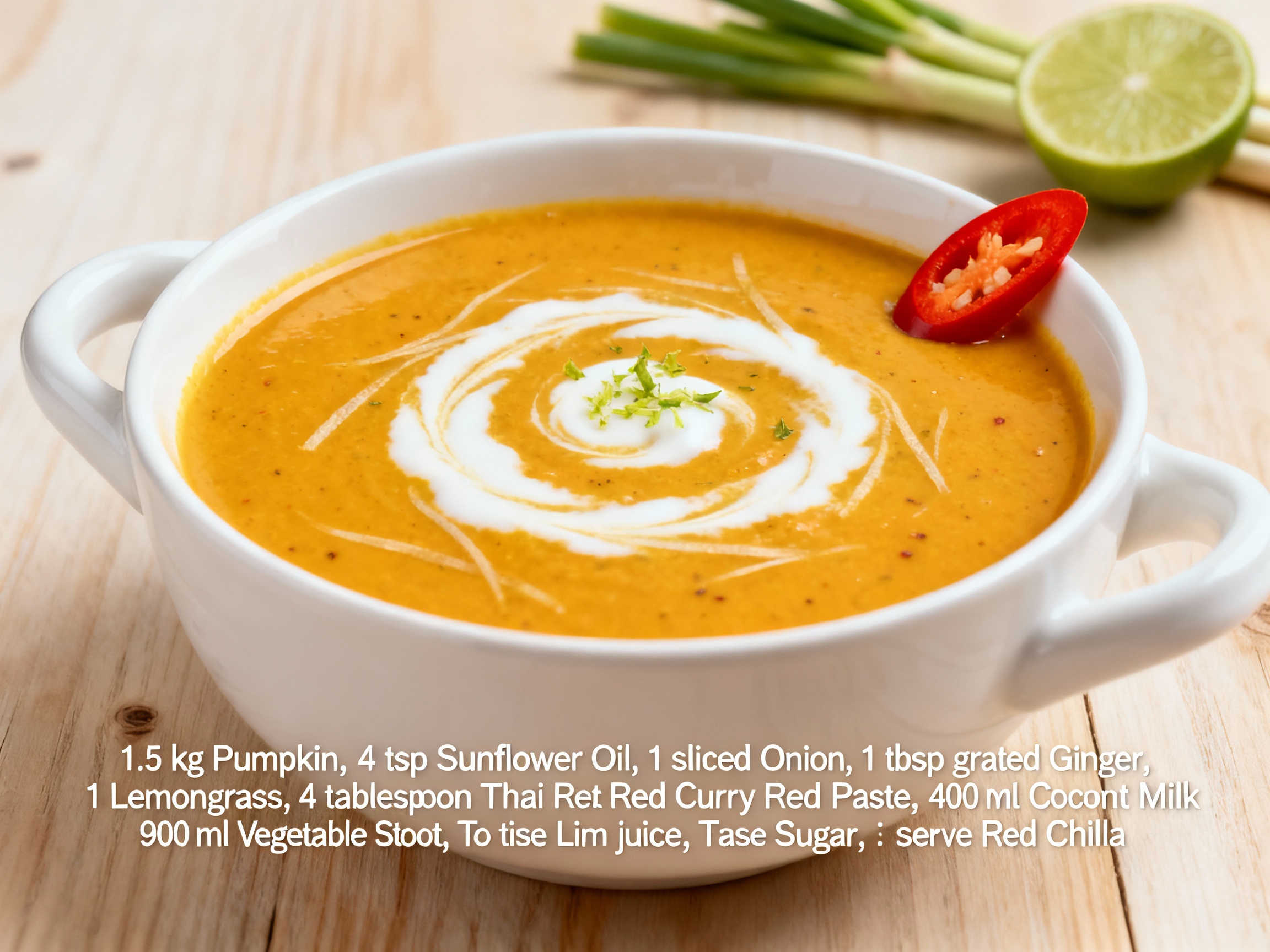 Thai pumpkin soup