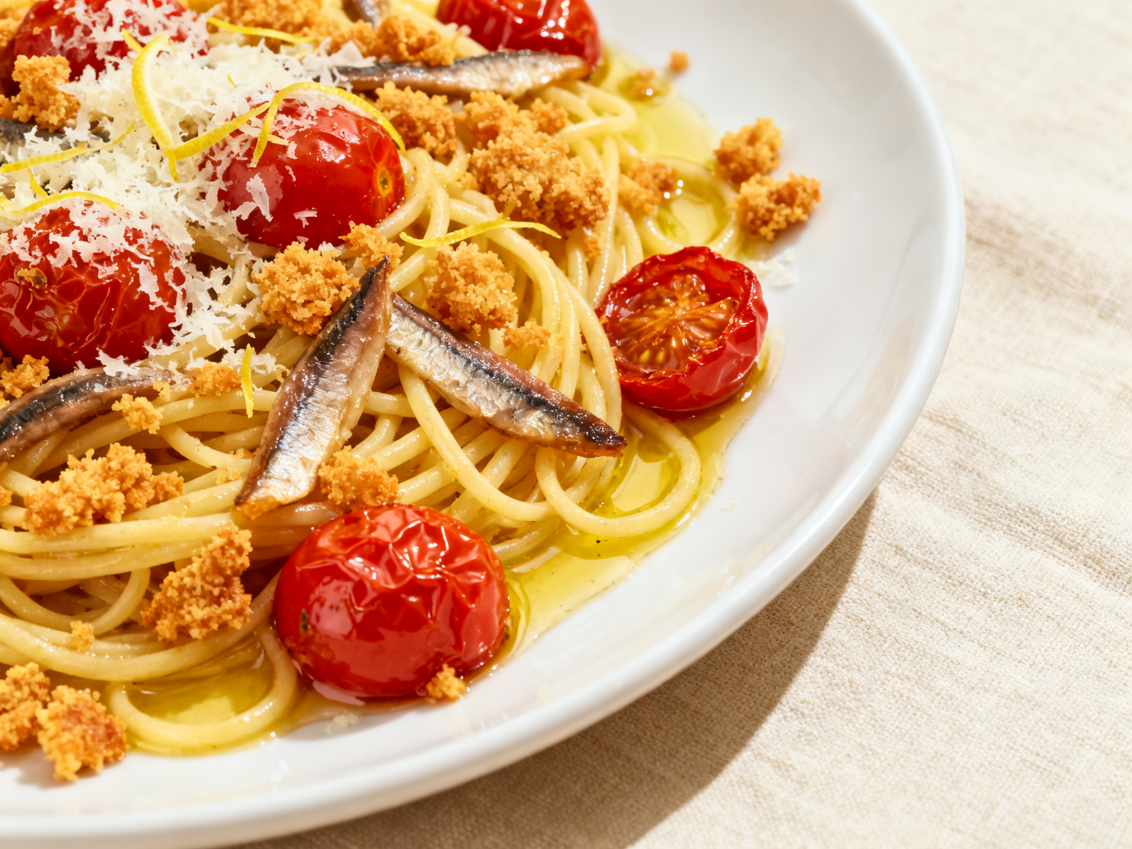 Tomato And Anchovy Pasta