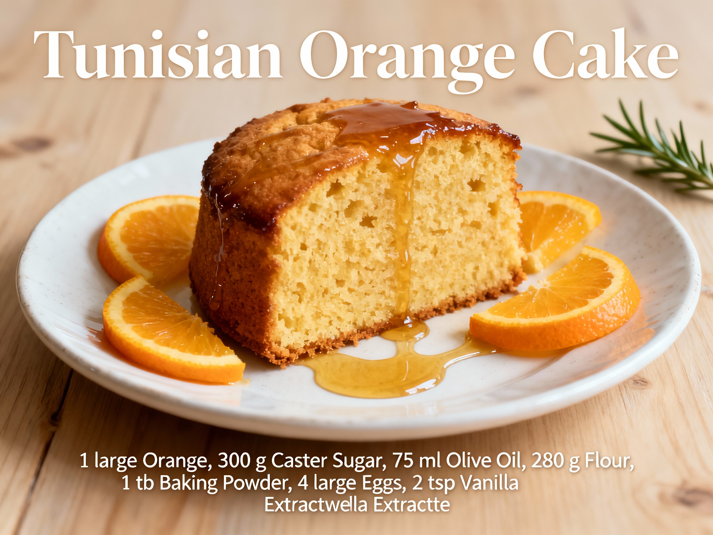 Tunisian Orange Cake