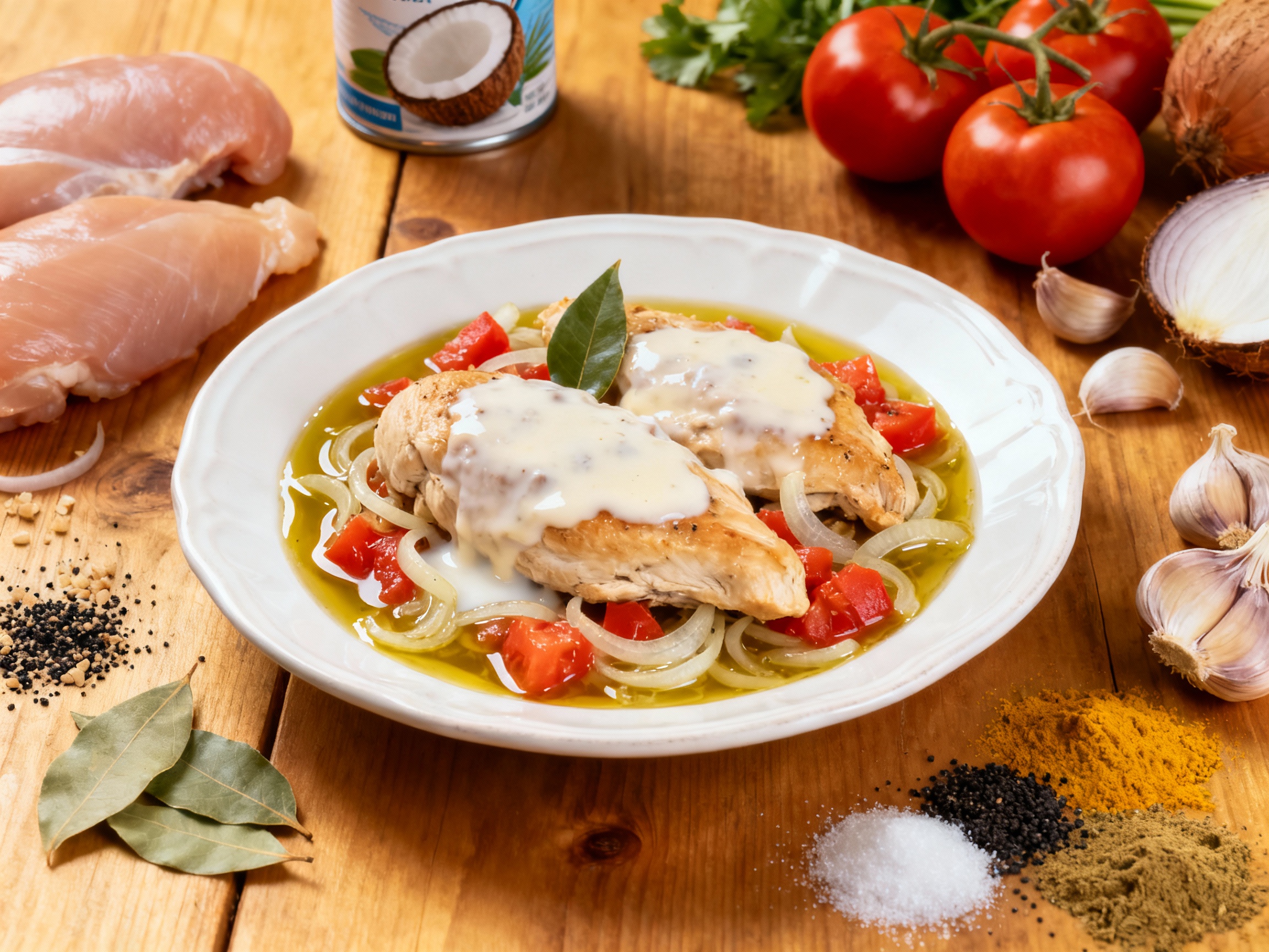 Venezuelan Coconut Chicken